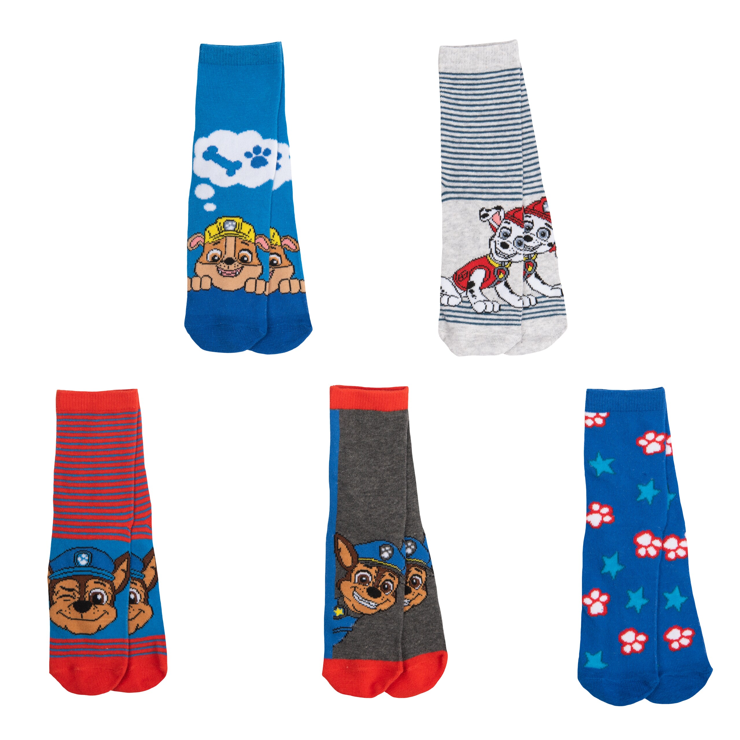 Paw Patrol Jungs Socken 5er Pack Gr. 23/26 -versch. Gr&ouml;&szlig;en - Bild 1