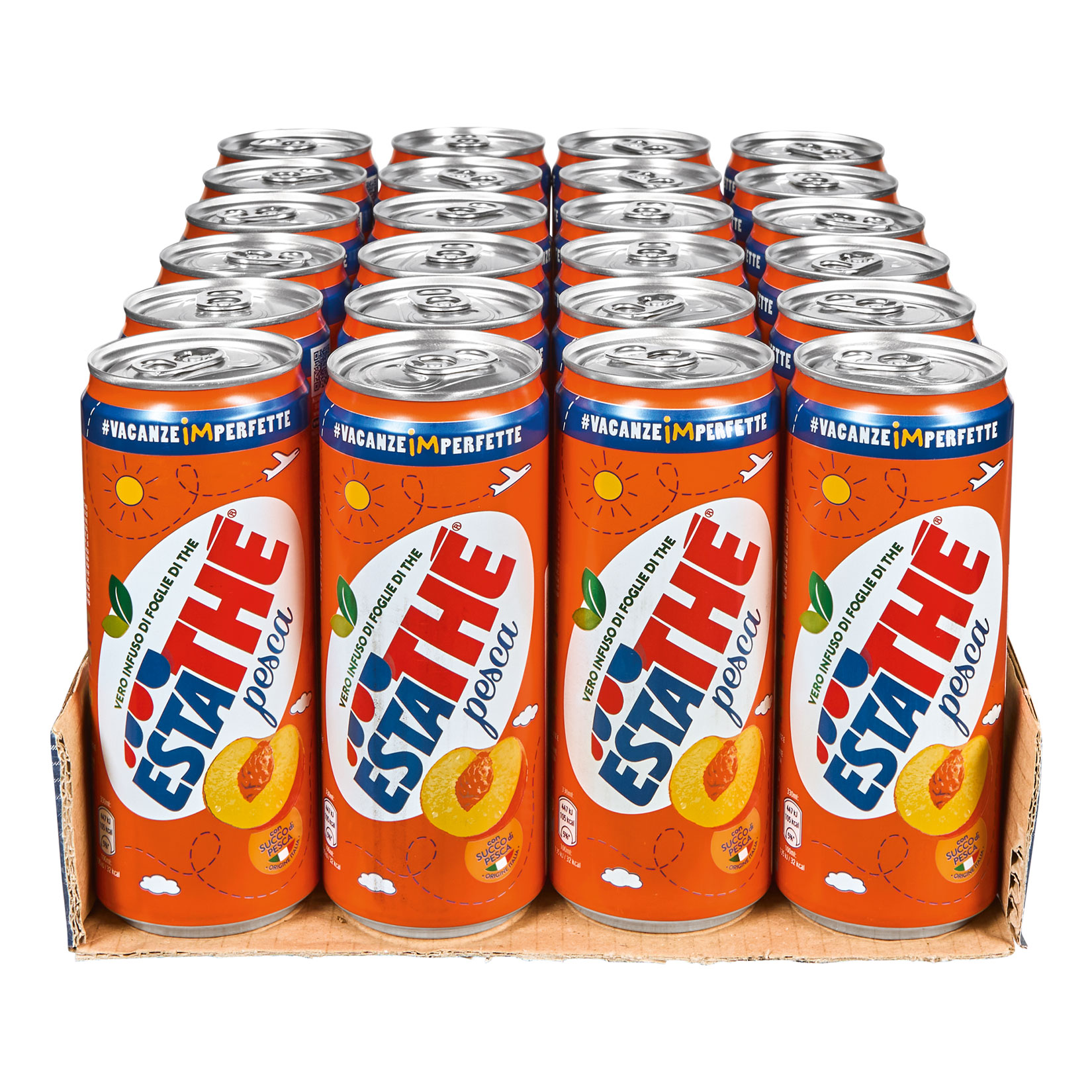 Ferrero EstaTHE Eistee Pfirsich 0,33 Liter Dose, 24er Pack - Bild 1