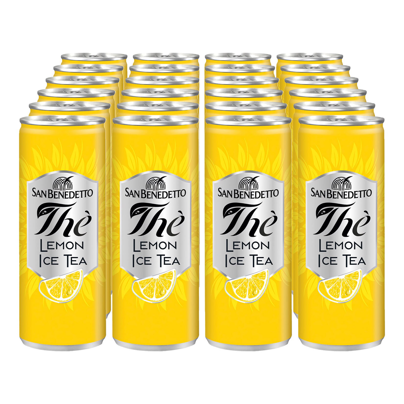 San Benedetto Eistee Limone 0,33 Liter Dose, 24er Pack - Bild 1