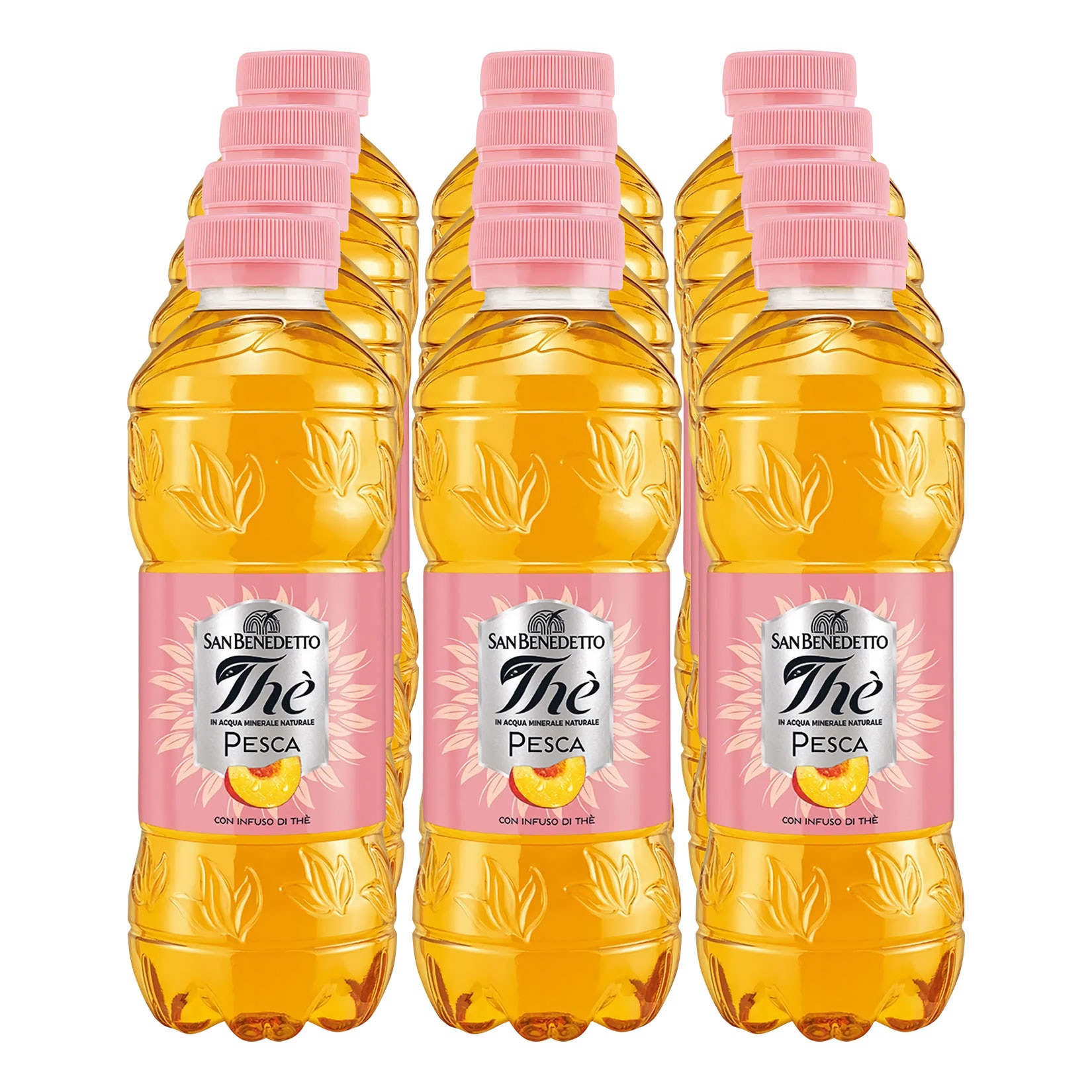 San Benedetto Eistee Pfirsich 0,5 Liter, 12er Pack - Bild 1
