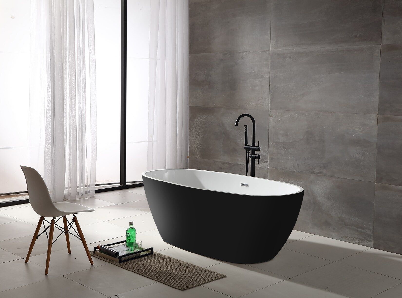 Freistehende Badewanne MANHATTAN | 09002827035303