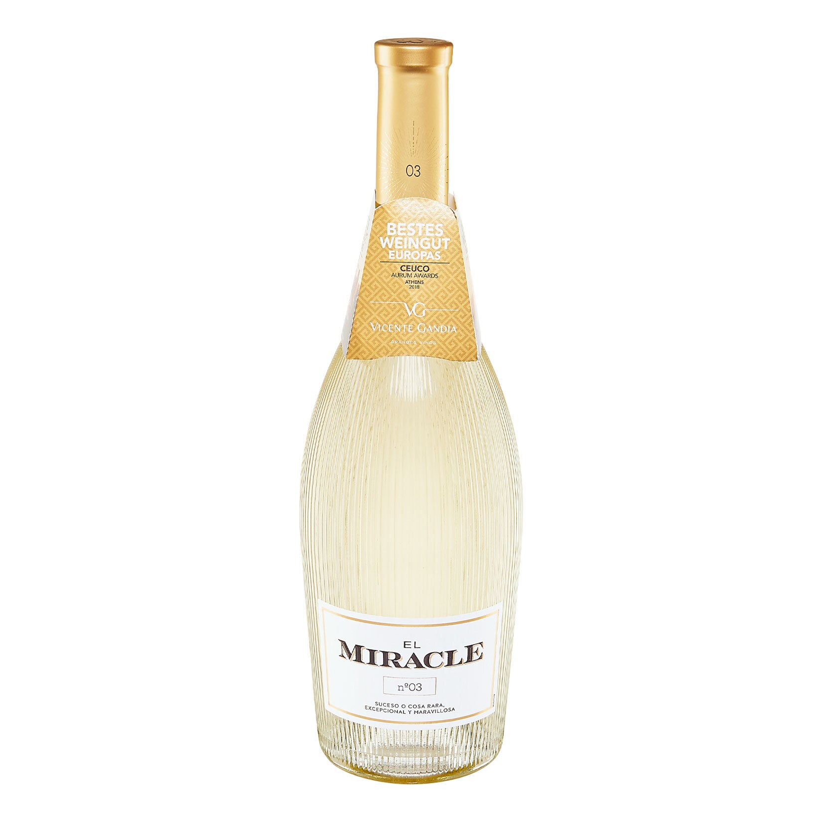 Vicente Gandia El Miracle No. 3 12,0 % vol 0,75 Liter - Bild 1