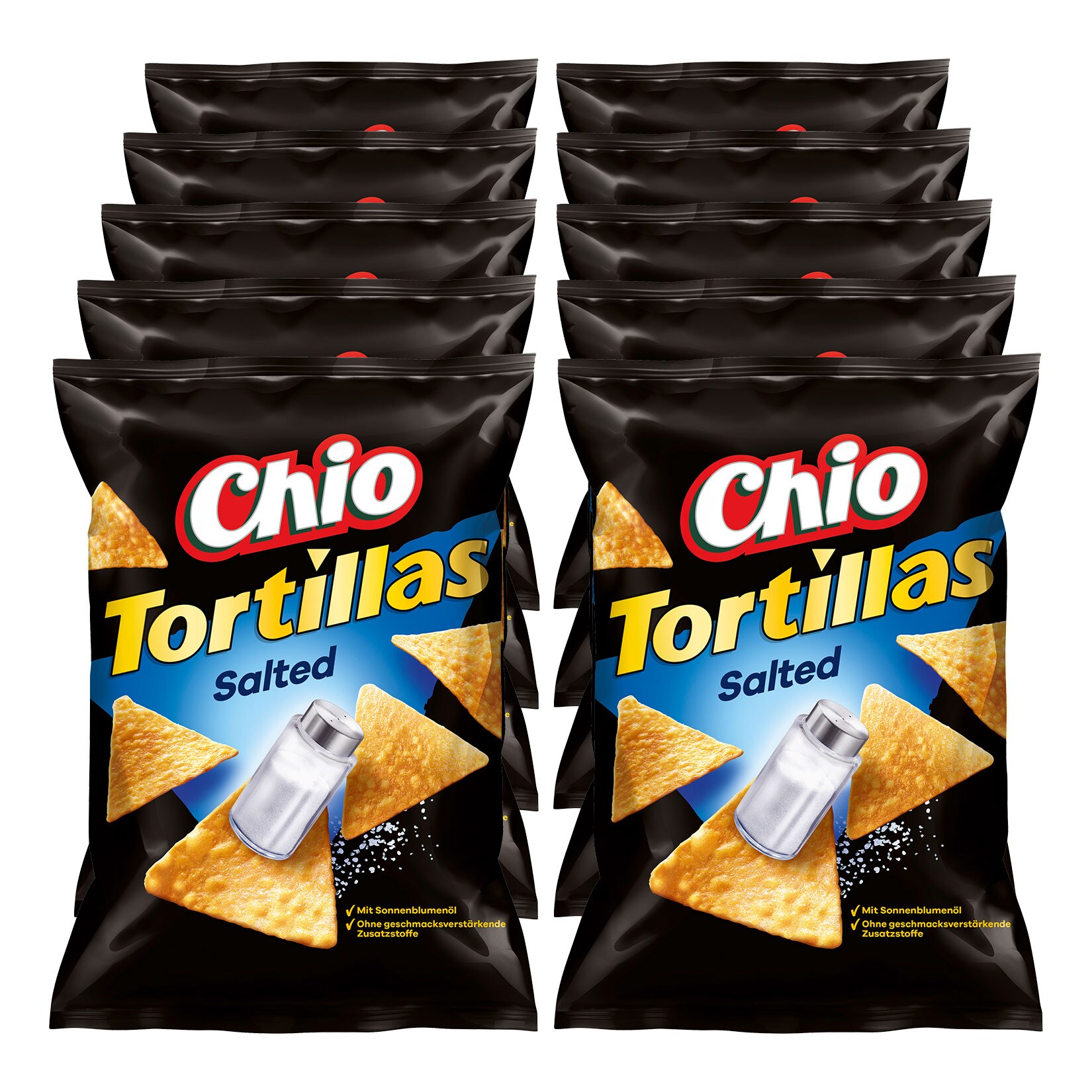 Chio Tortillas Salted 125g, 10er Pack - Bild 1