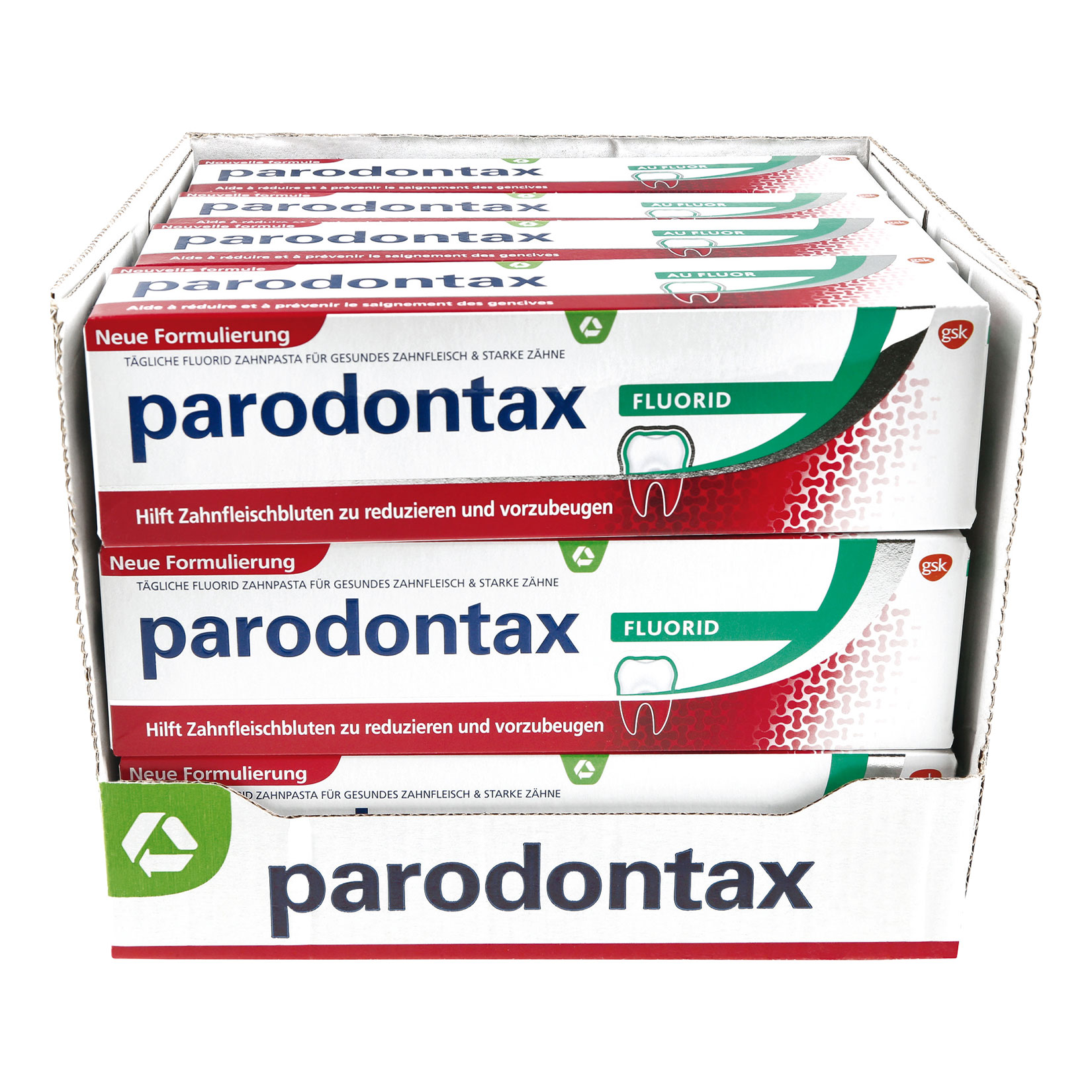 Parodontax Zahncreme Fluorid 75 ml, 12er Pack - Bild 1