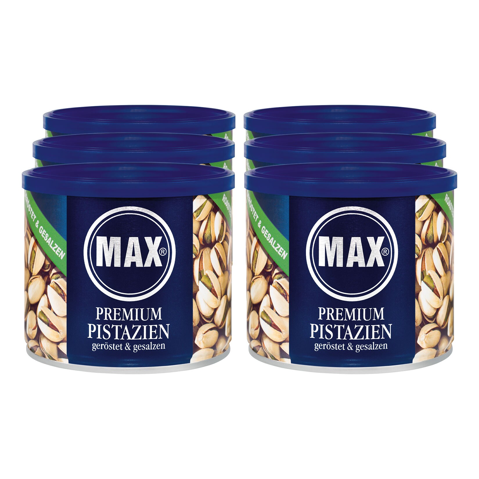 MAX Premium Pistazien ger&ouml;stet und gesalzen 225 g, 6er Pack - Bild 1