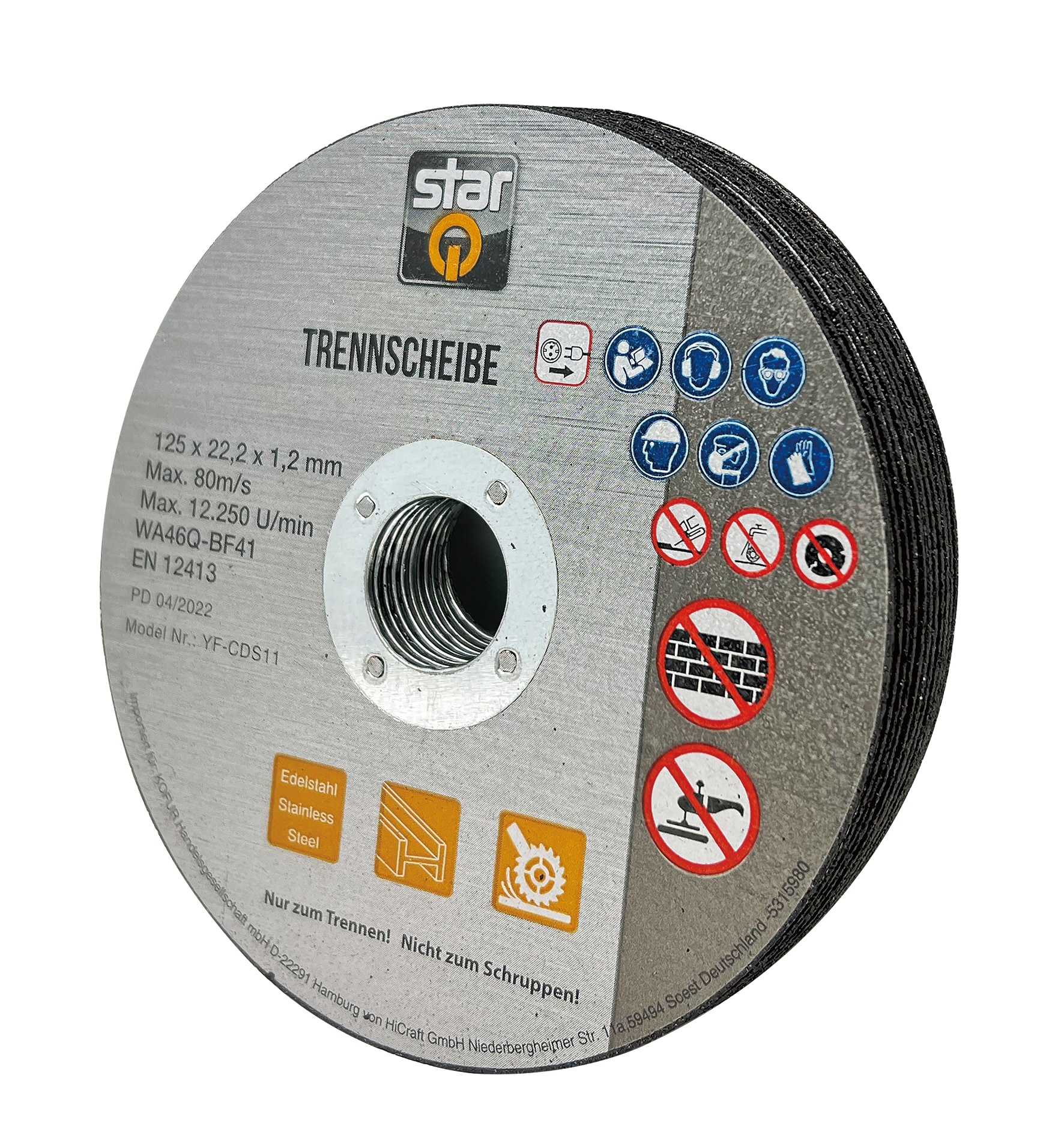StarQ Trennscheiben - Trennscheiben - versch. Ausf&uuml;hrungen - Bild 1