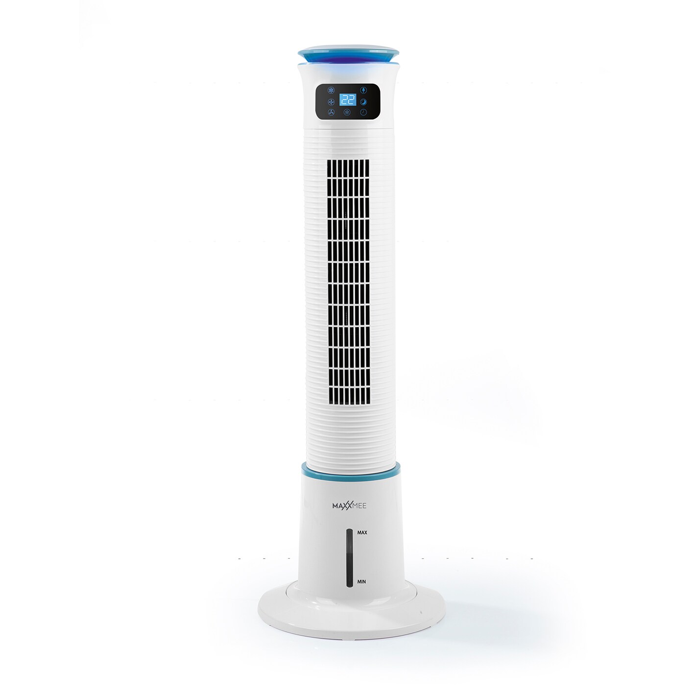 MAXXMEE Luftk&uuml;hler mit Wassertank 5l 60W wei&szlig;/blau - Bild 1