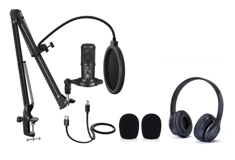 MyStudio Podcast Kit inkl. Mikrofon und Kopfh&ouml;rer - Bild 1