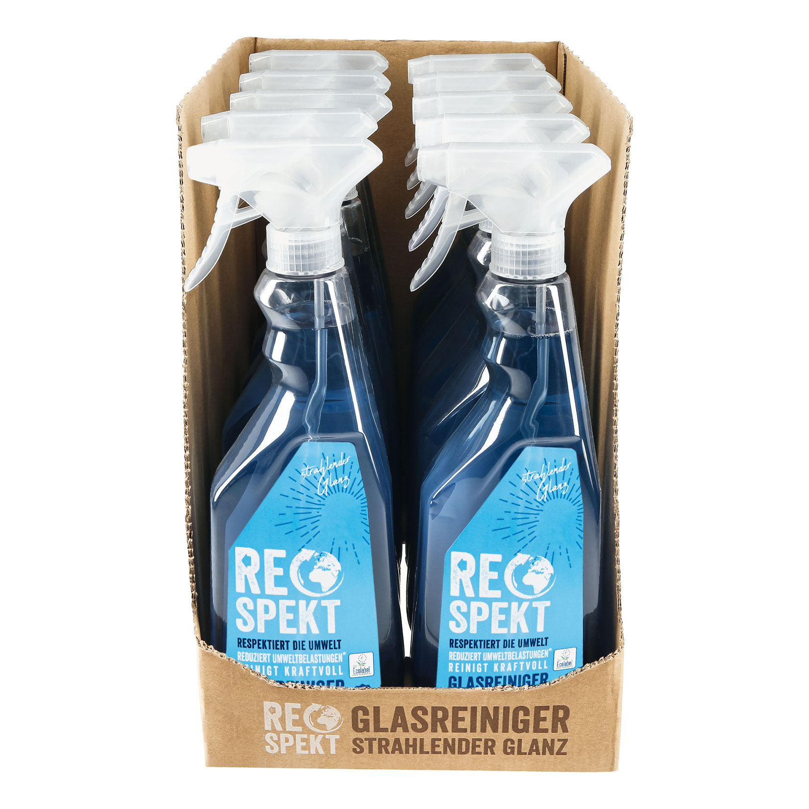 Respekt Glasreiniger 750 ml, 10er Pack - Bild 1