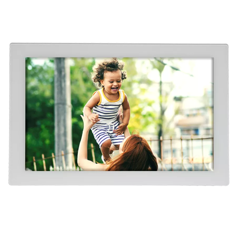 Denver PFF-1037 10.1&rsquo;&rsquo;Digitaler Bilderrahmen wei&szlig;, mit Wi-Fi und Touch - Bild 1