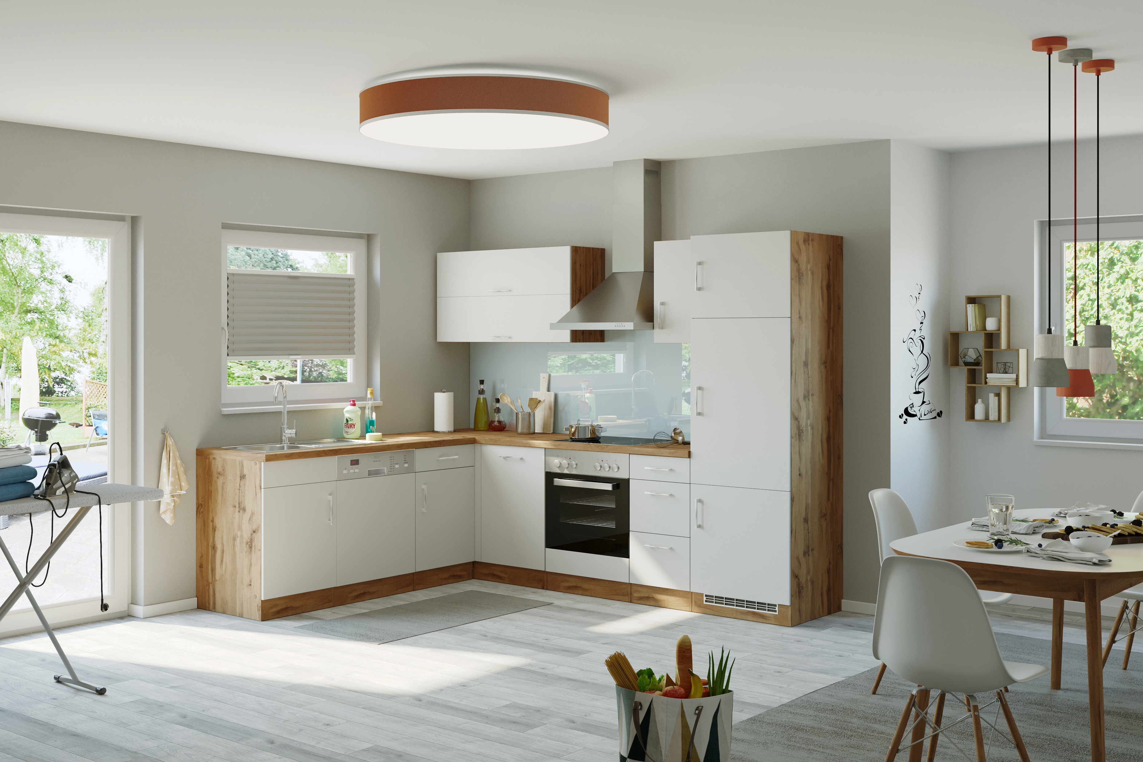 HELD Winkelk&uuml;che 210x270cm, Klappenh&auml;nger, ohne Einbauger&auml;te, versch. Farben - Bild 1