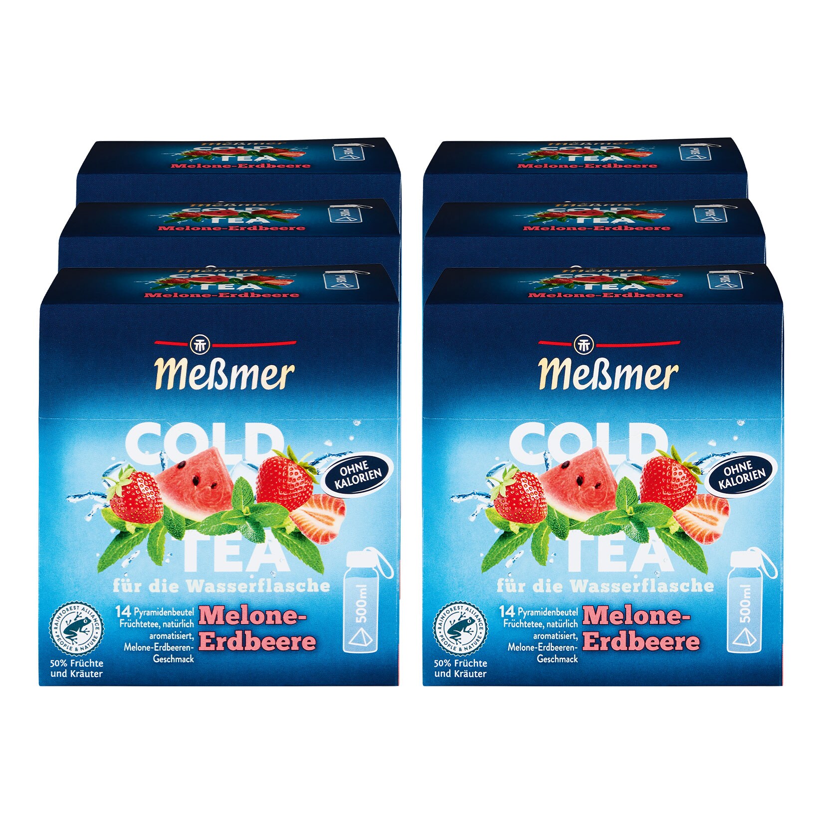 Me&szlig;mer Cold Tea Melone-Erdbeere 38,5 g, 6er Pack - Bild 1