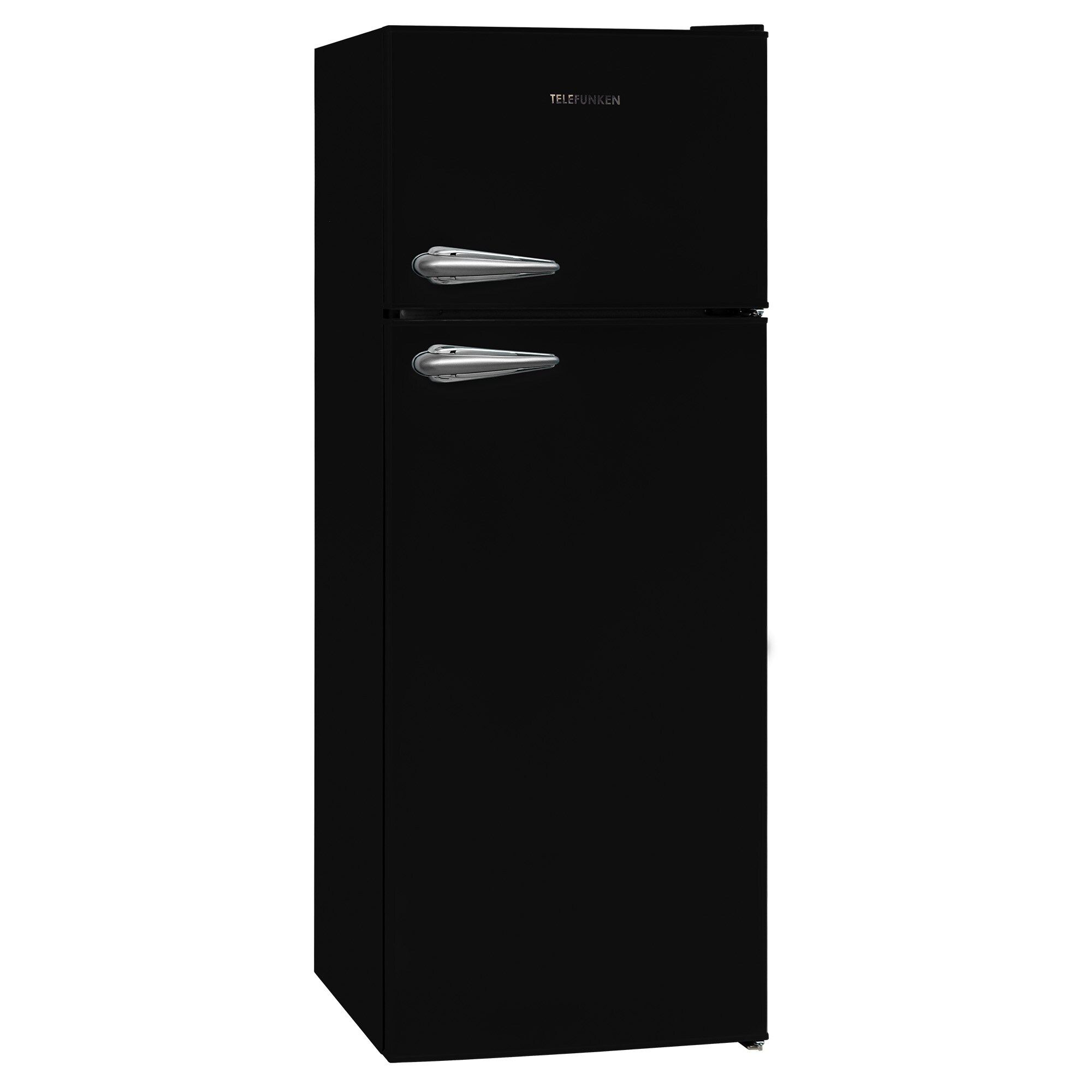 Telefunken KTFK212EB2 K&uuml;hl-Gefrier-Kombination Retro, schwarz - Bild 1