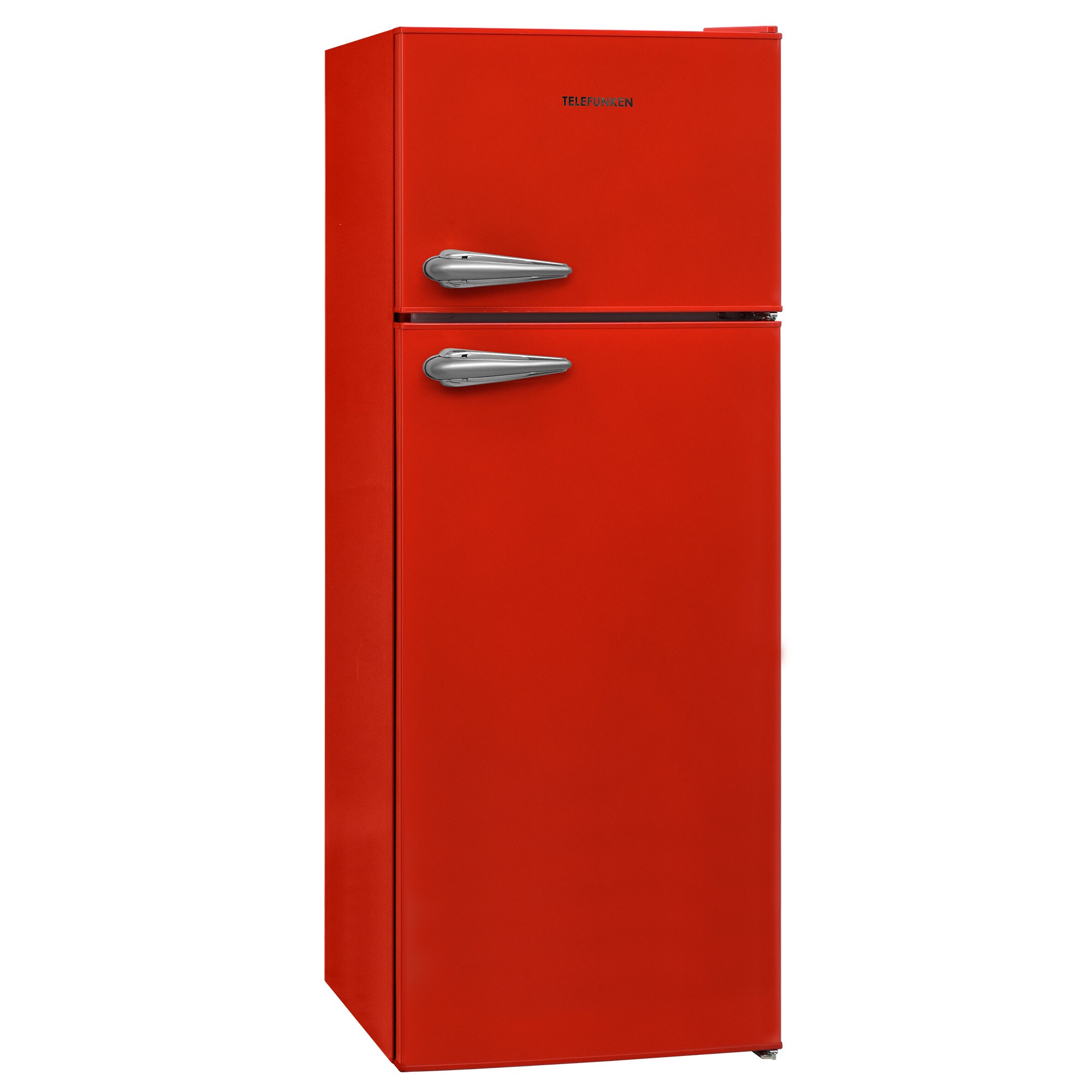 Telefunken KTFK212ER2 K&uuml;hl-Gefrier-Kombination Retro, rot - Bild 1