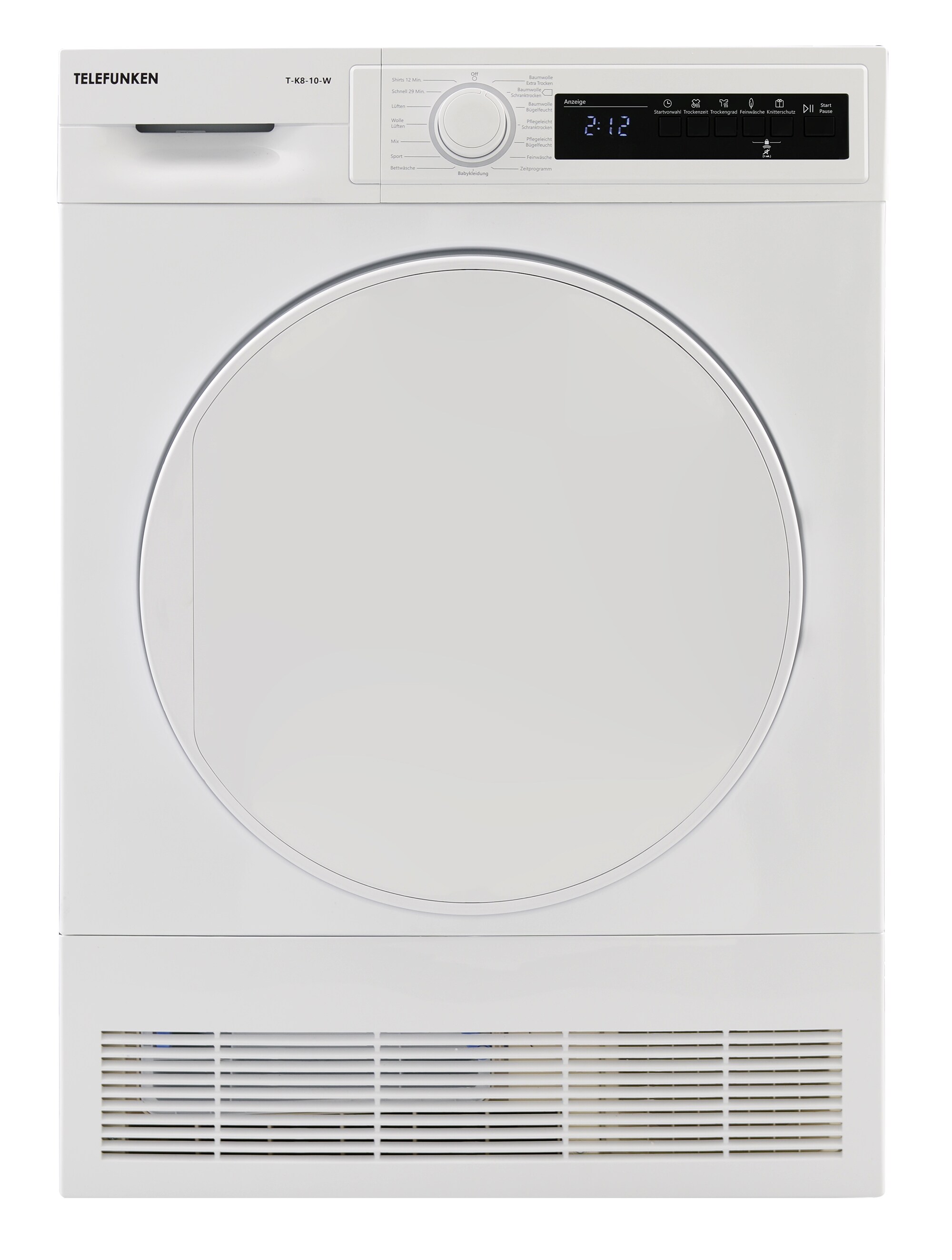 Telefunken T-K8-10-W Kondenstrockner 8kg, wei&szlig; - Bild 1