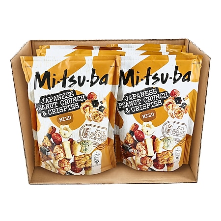 Mitsuba Japanese Peanut Crunch & Crispies 100g, 6er Pack - Bild 1