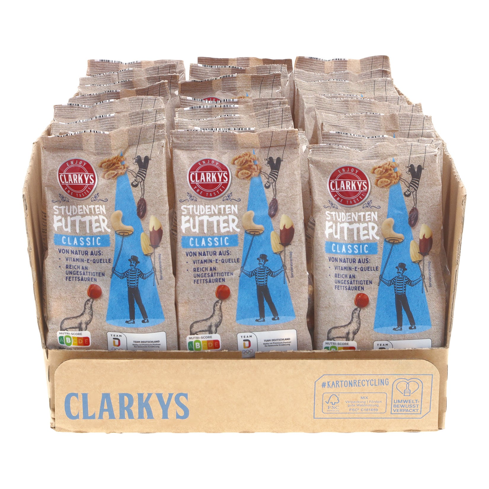 Clarkys Studentenfutter 200 g, 24er Pack - Bild 1