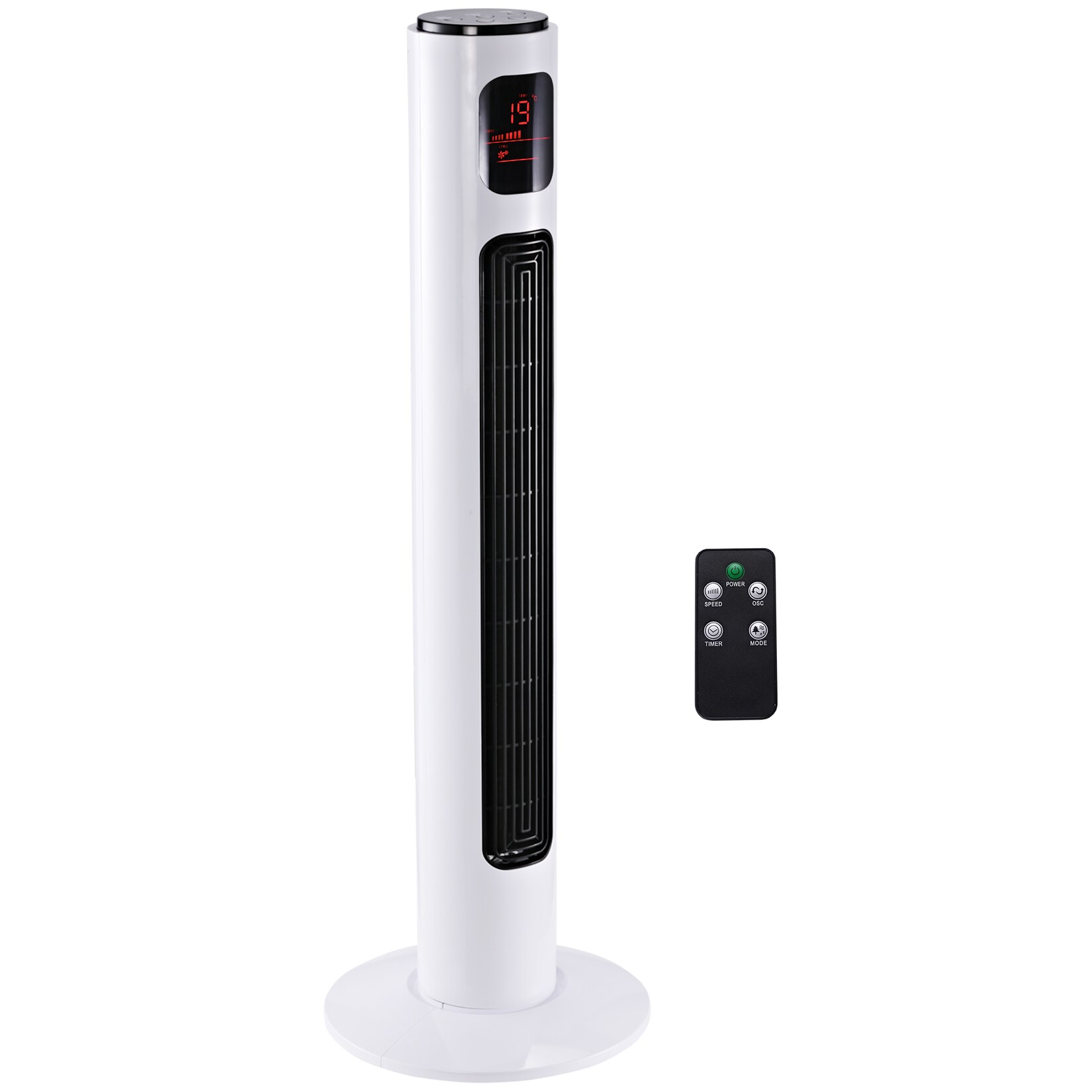 HOMCOM Turmventilator ABS-Kunststoff | 04251774941976