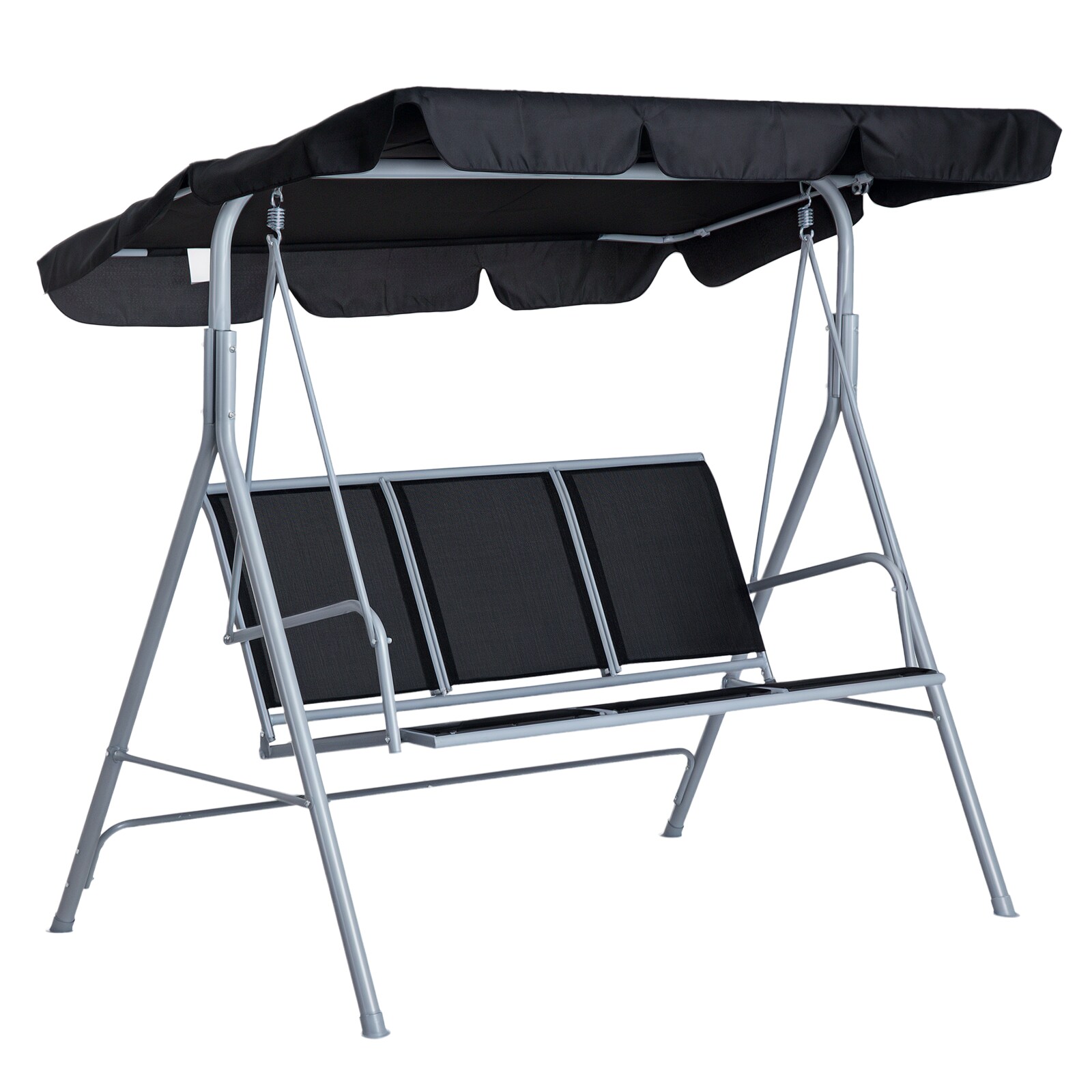 Hollywoodschaukel Metall, Polyester, Mesh-Stoff