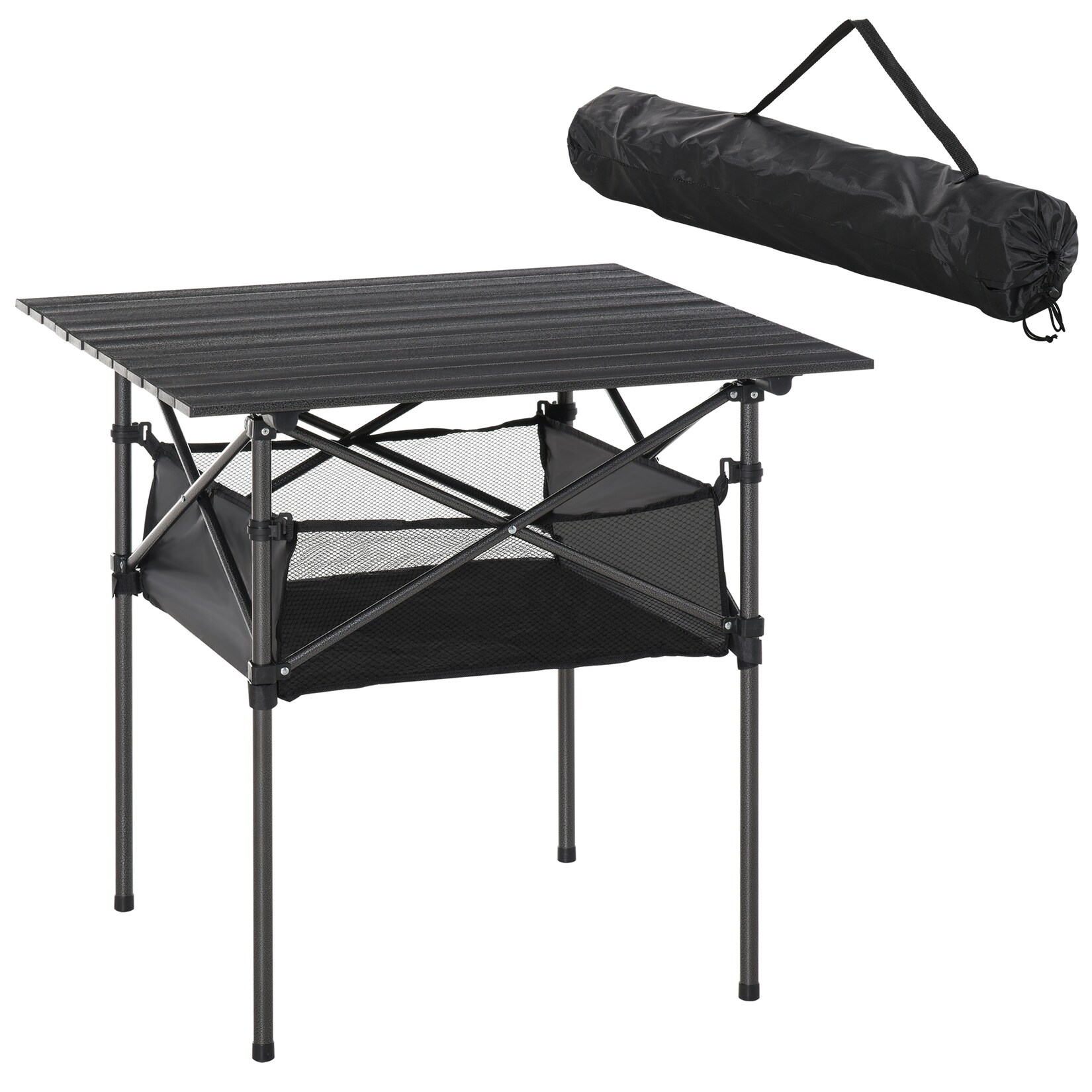 Outsunny Campingtisch Aluminium, Stahl | 04251774941327