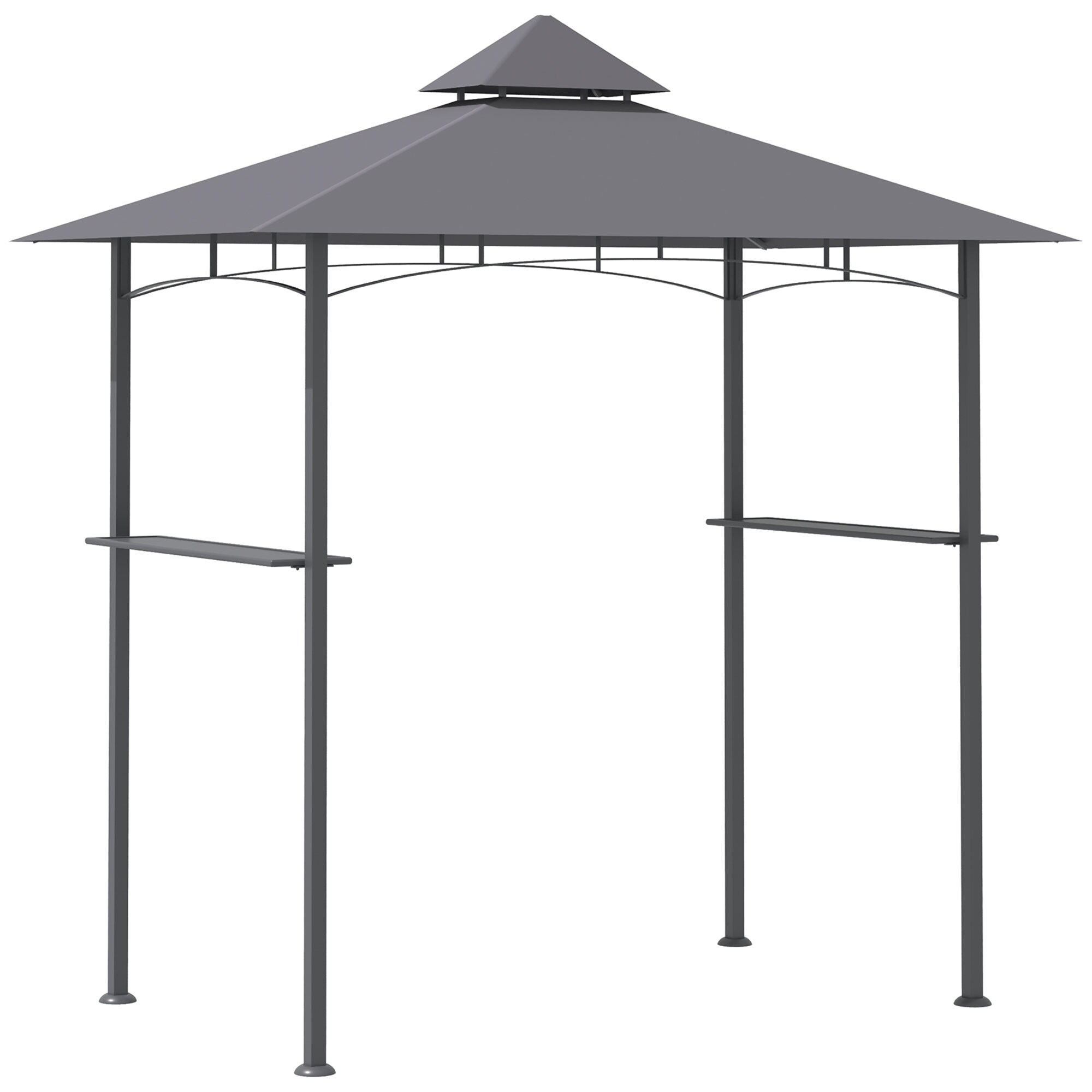 Outsunny Grillpavillon Stahl, Eisen, 180g/m&sup2; Polyester - Bild 1