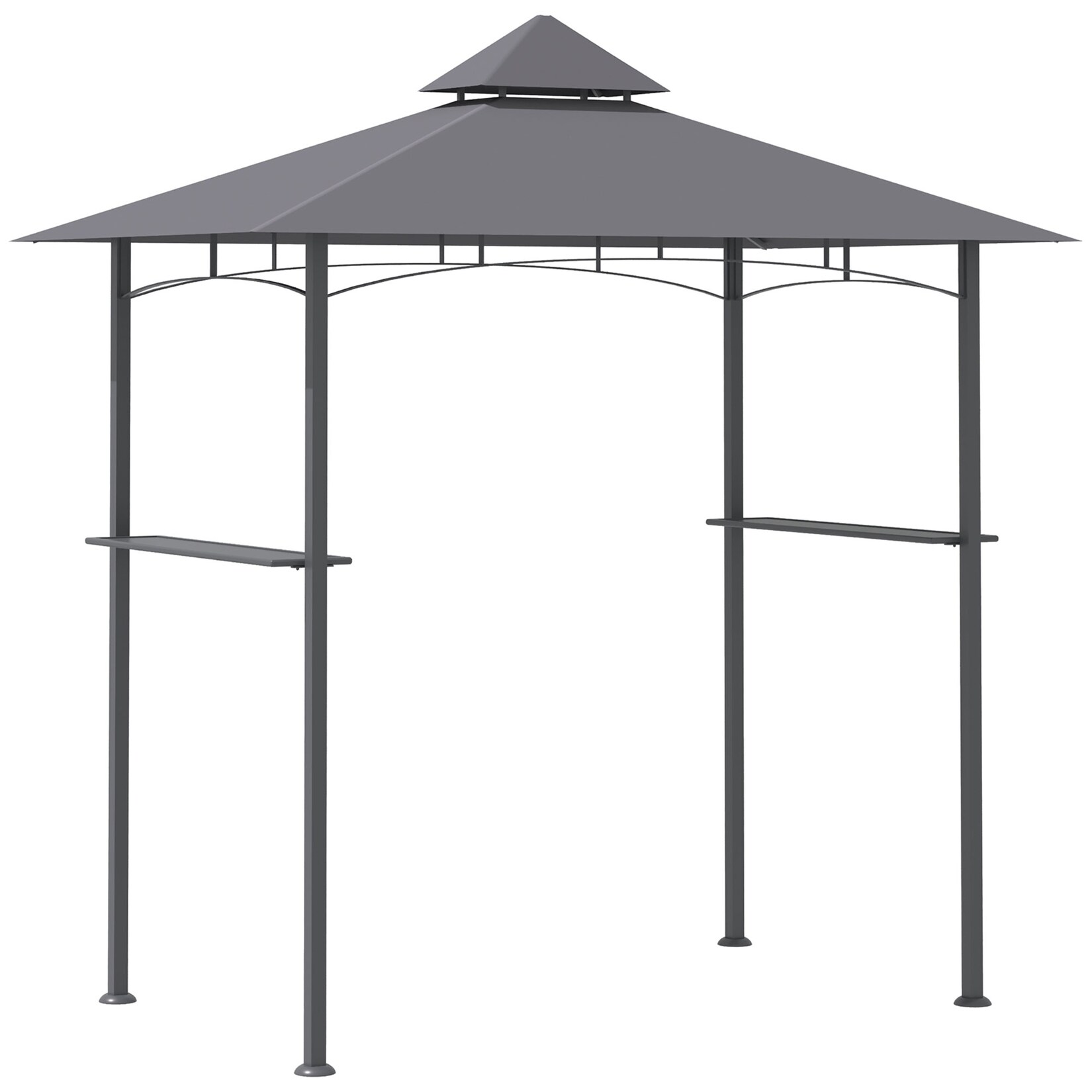 Grillpavillon Stahl, Eisen, /m² Polyester