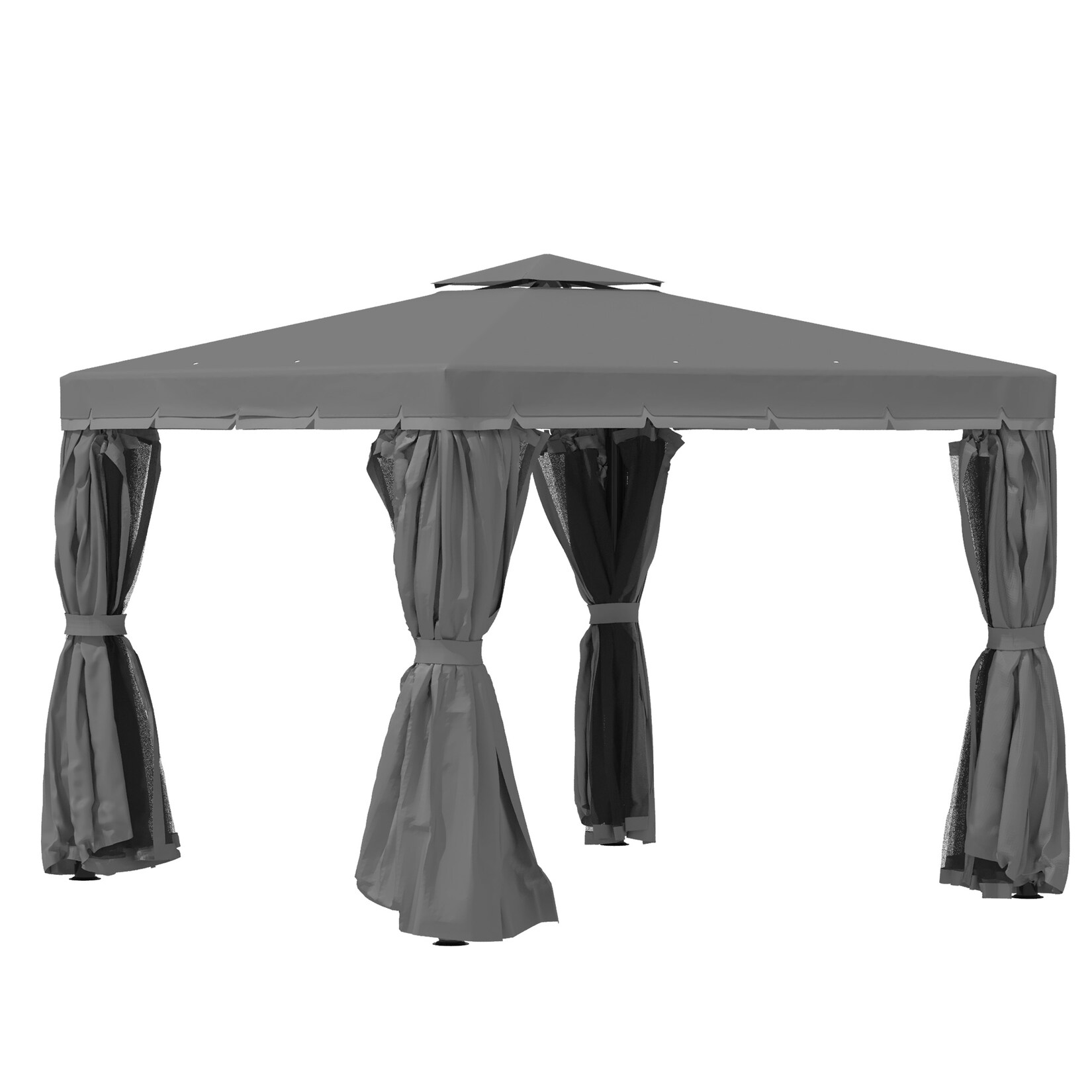 Pavillon Aluminium, Metall, Polyester