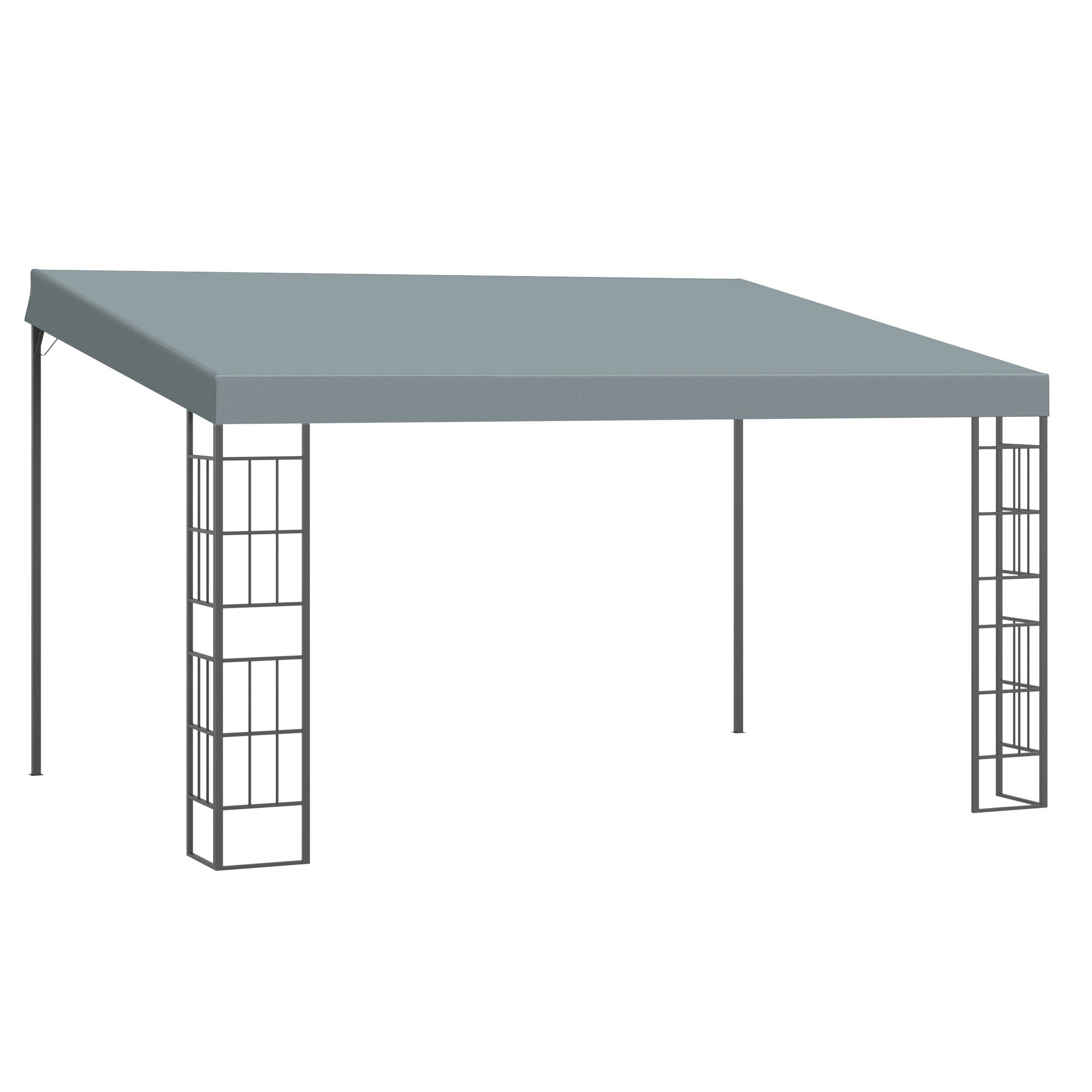 Outsunny Pergola Metall, Polyester - Bild 1