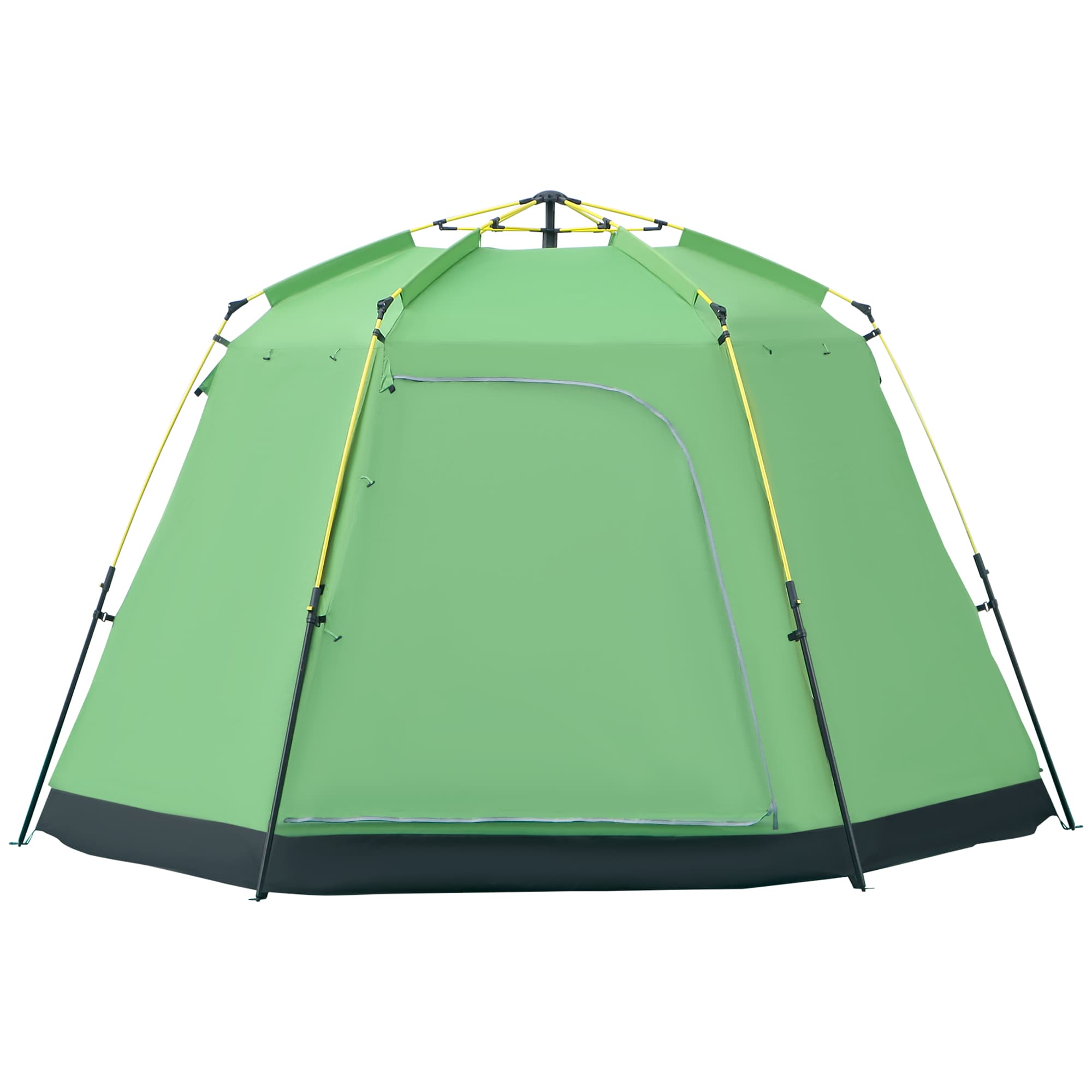 Outsunny Campingzelt Stahl, Polyester, Oxford, Glasfaser - Bild 1