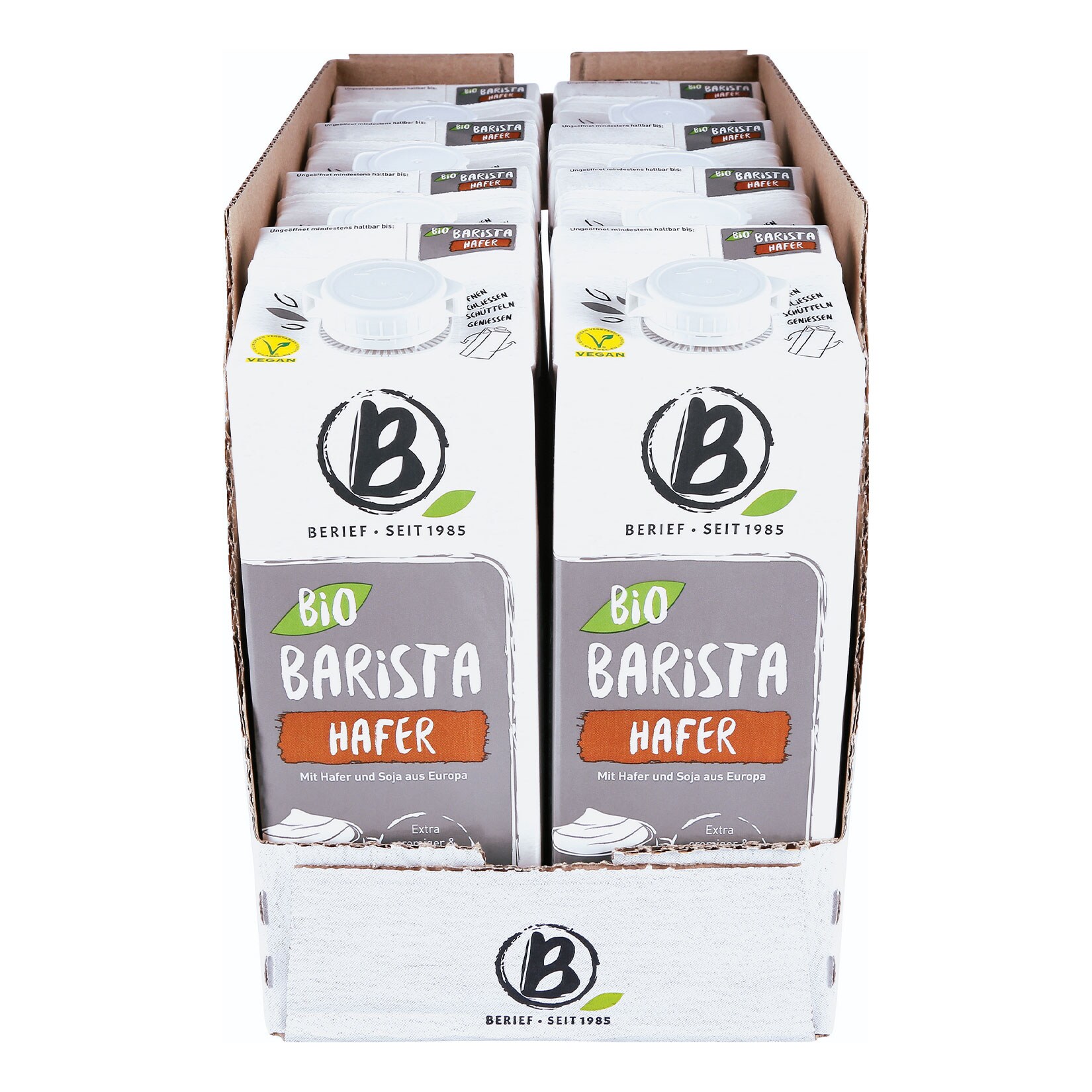 Berief Bio Barista Hafer 1 Liter, 8er Pack - Bild 1