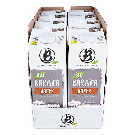 Berief Bio Barista Hafer 1 Liter, 8er Pack - Bild 1