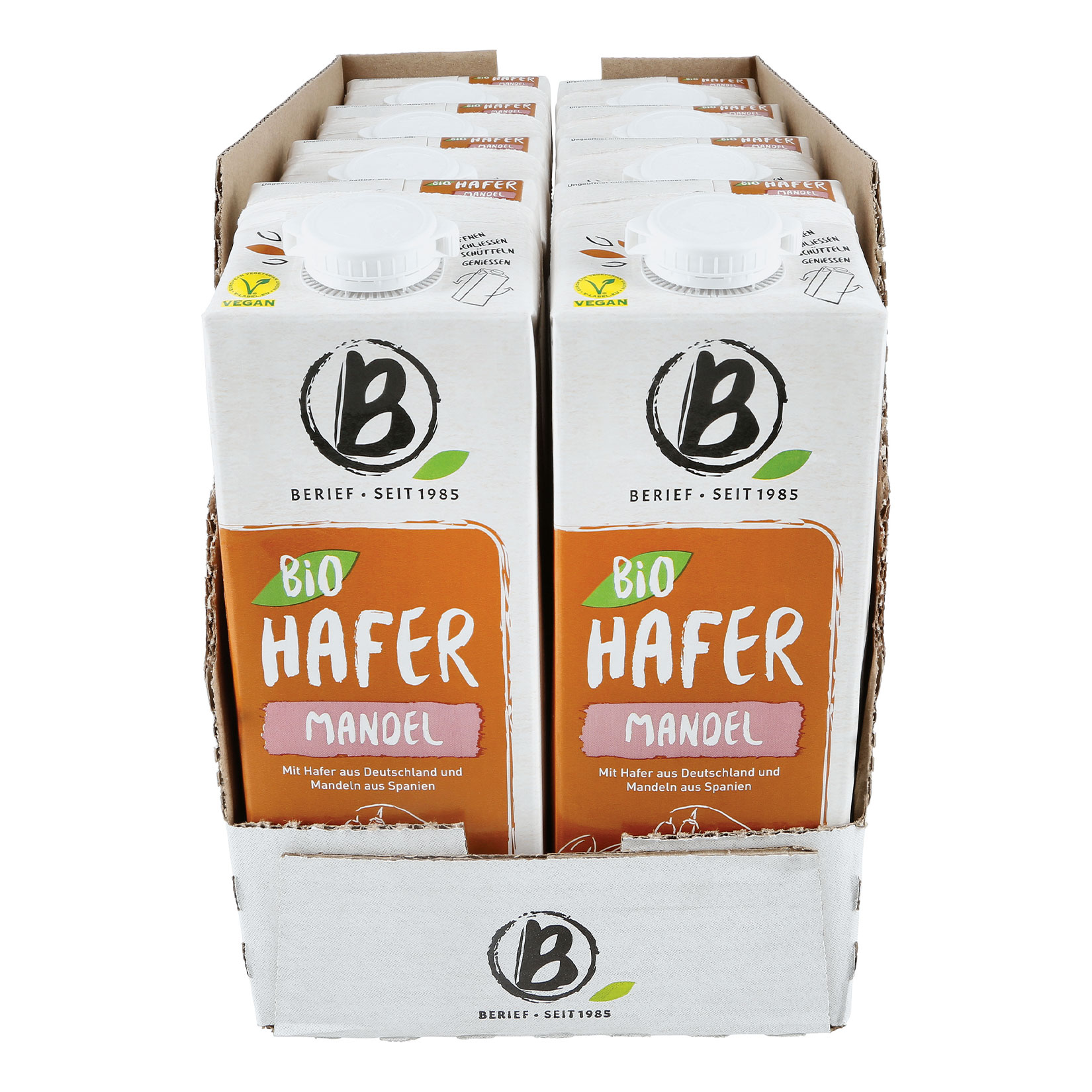 Berief Bio Hafer Mandel Drink 1 Liter, 8er Pack - Bild 1