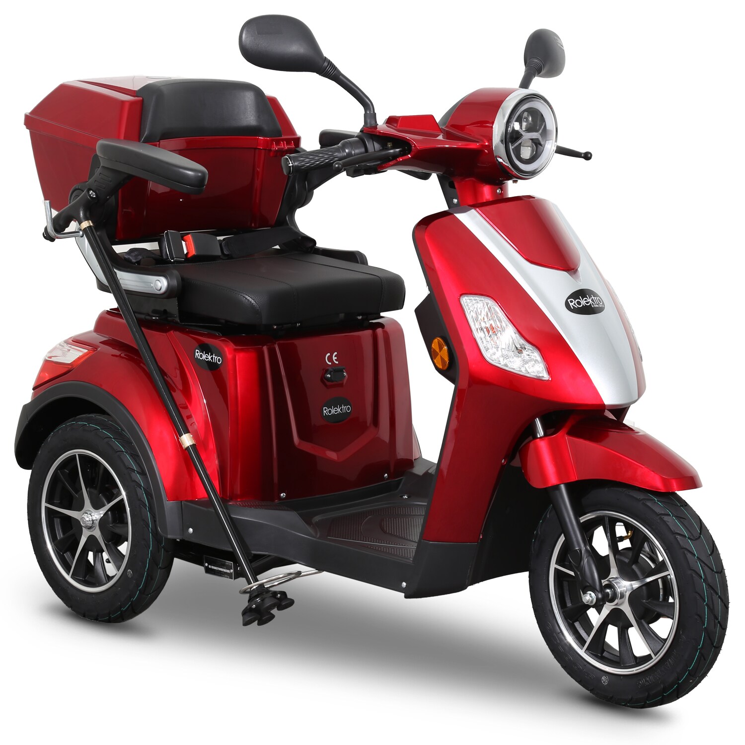 Rolektro Elektromobil E-Trike 15 V.2, rot | 04251293507417