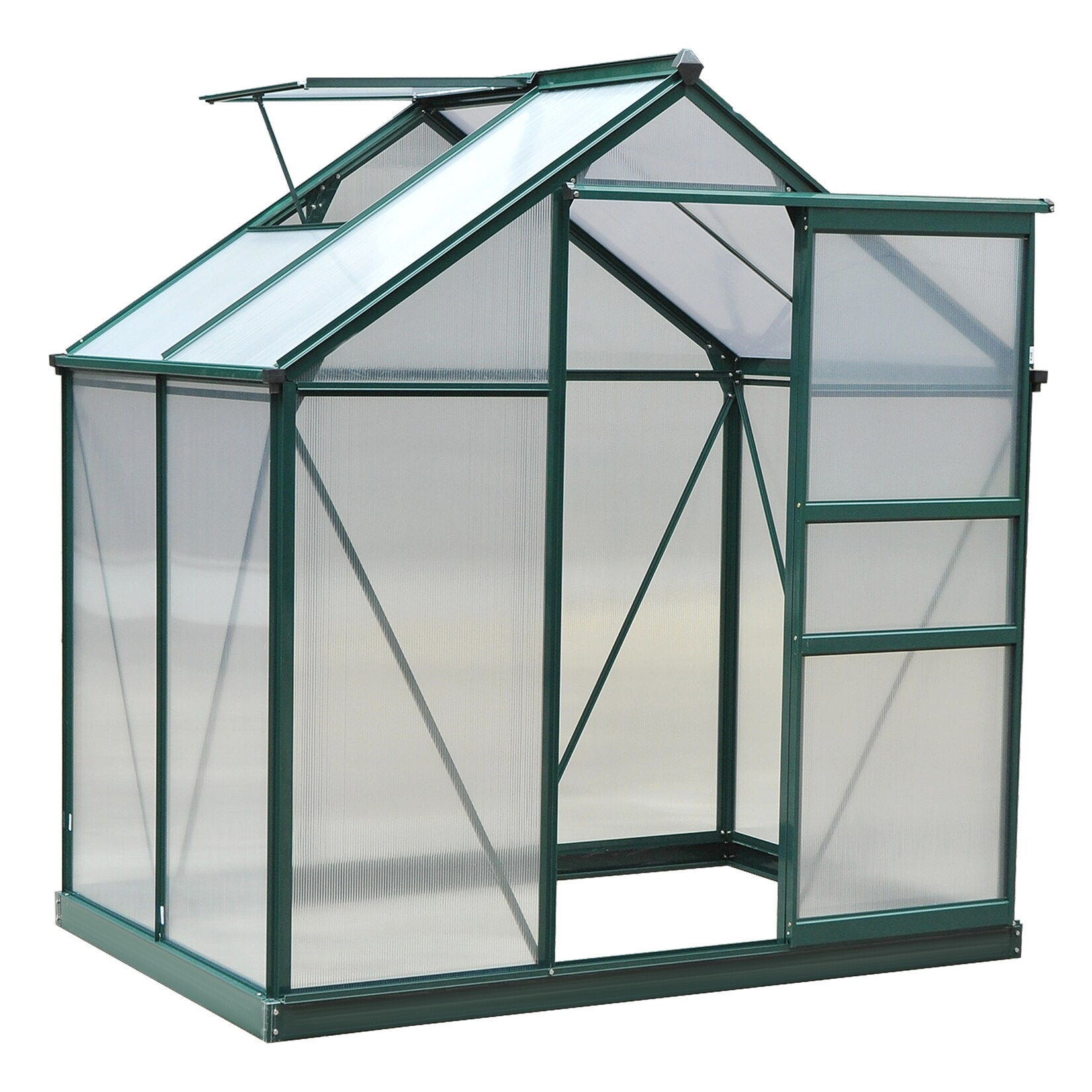 Gewächshaus Aluminiumlegierung, Polycarbonat