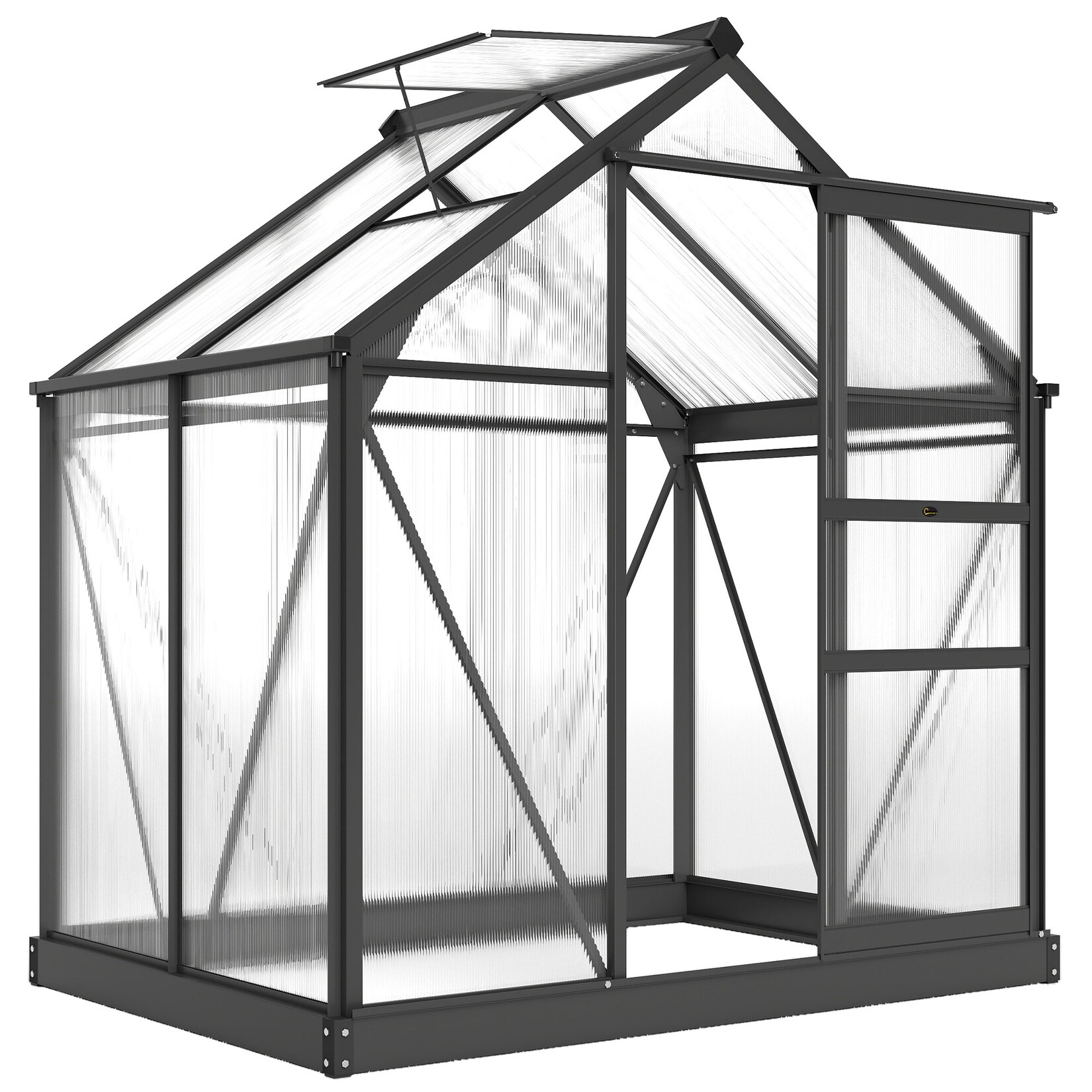 Gewächshaus Aluminiumlegierung, Polycarbonat