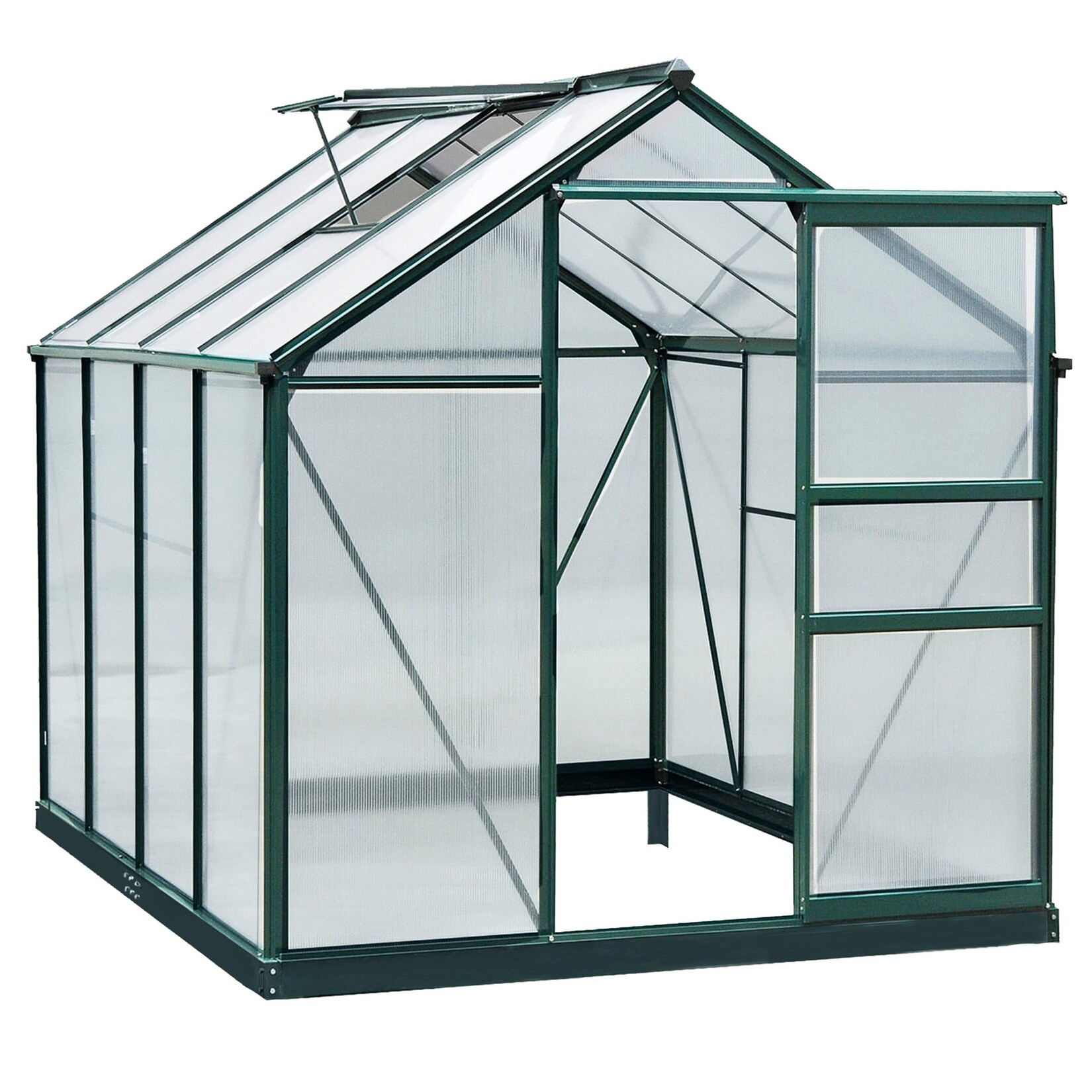 Gewächshaus Aluminiumlegierung, Polycarbonat
