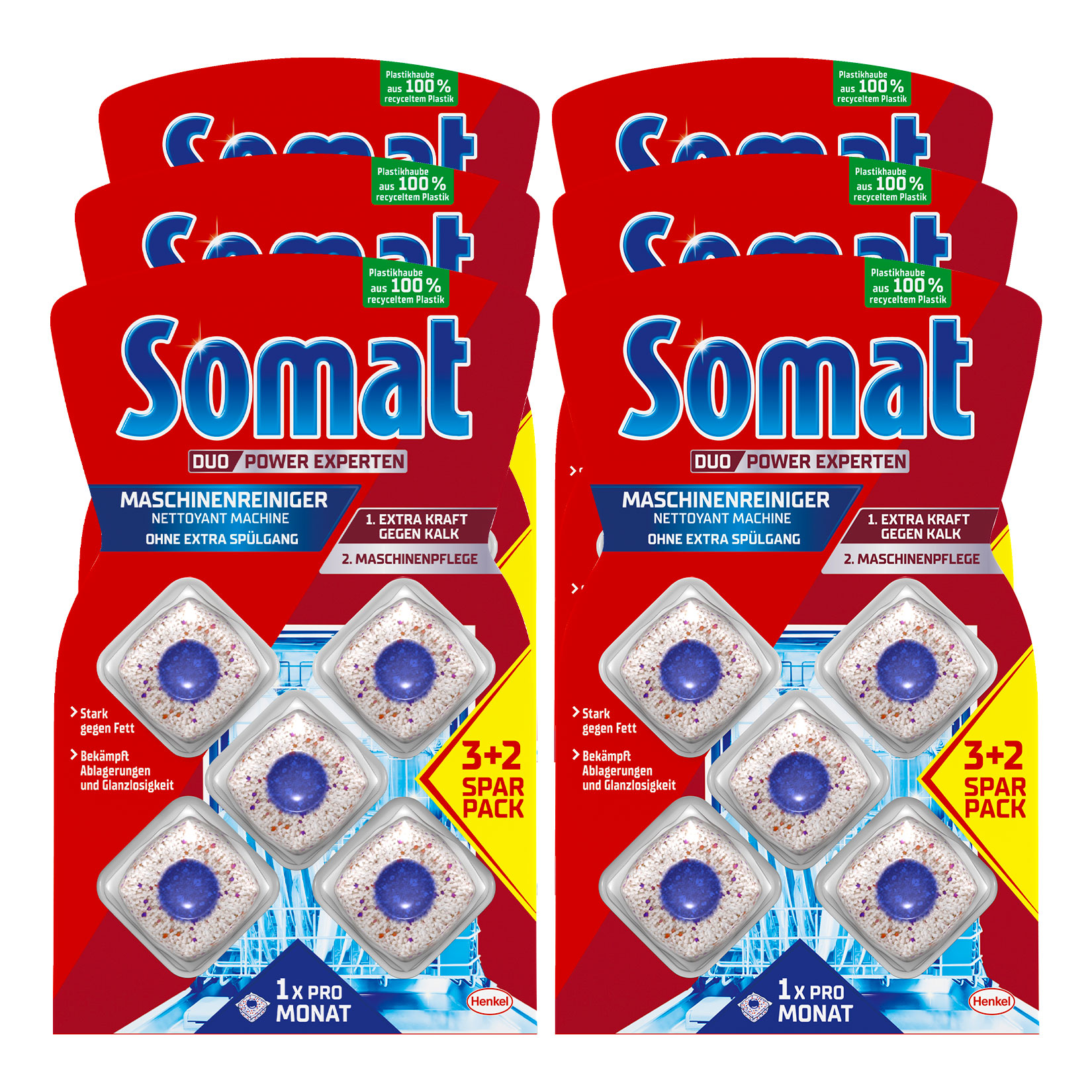 Somat Duo-Maschinenreiniger 95 g, 6er Pack - Bild 1