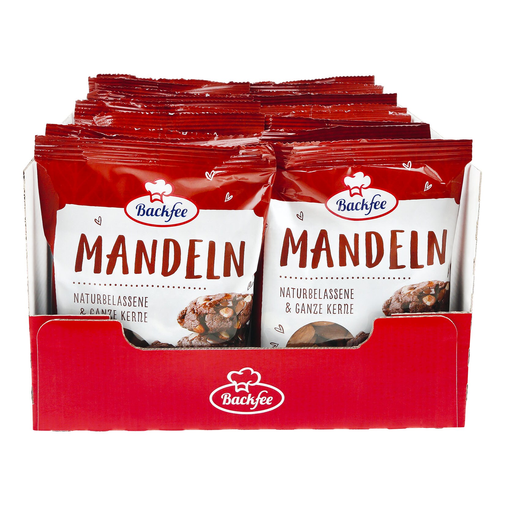 Backfee Mandeln ganz 200 g, 25er Pack | 04316268003322