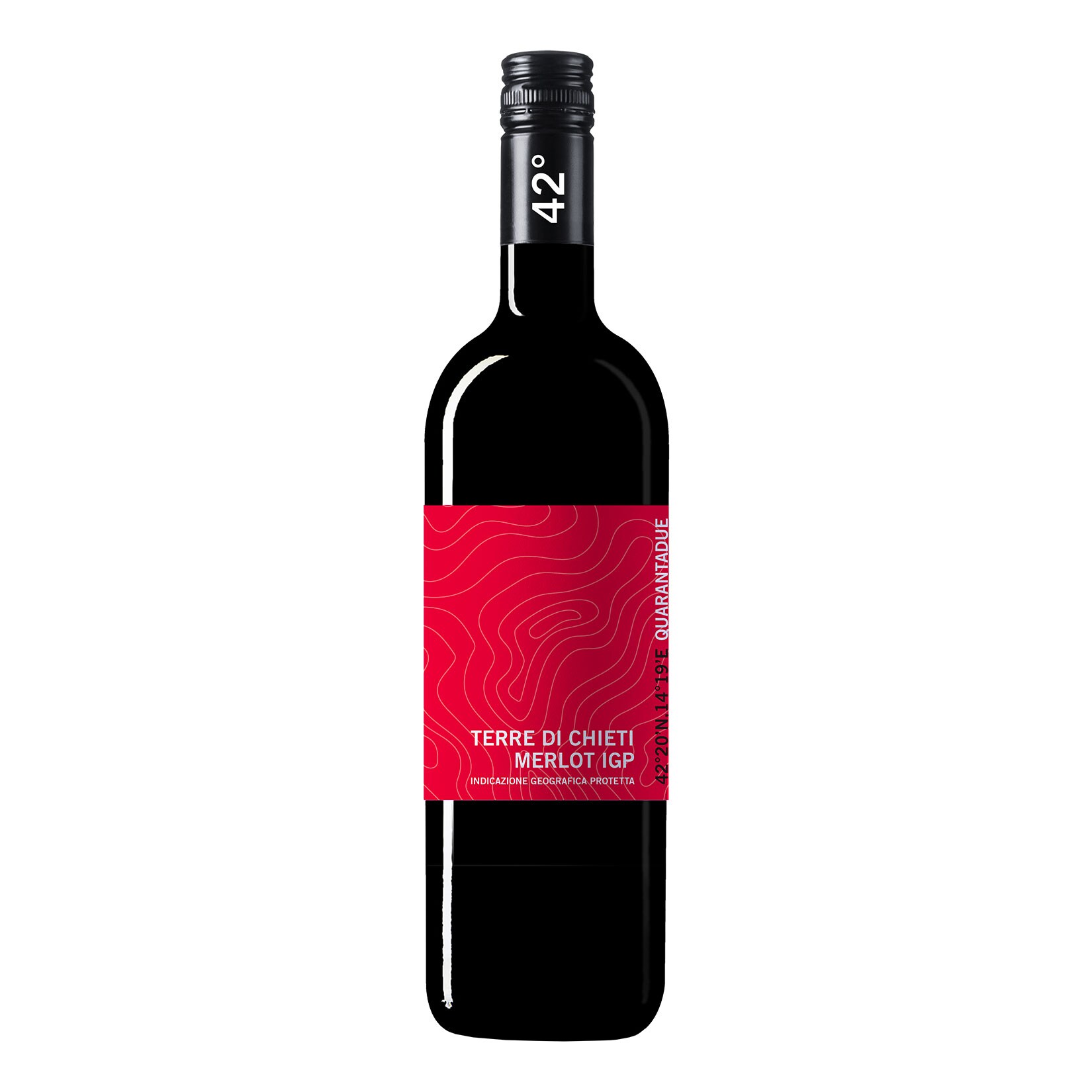 42° Merlot Terre di Chieti IGP 13,0 % vol 0,75 Liter