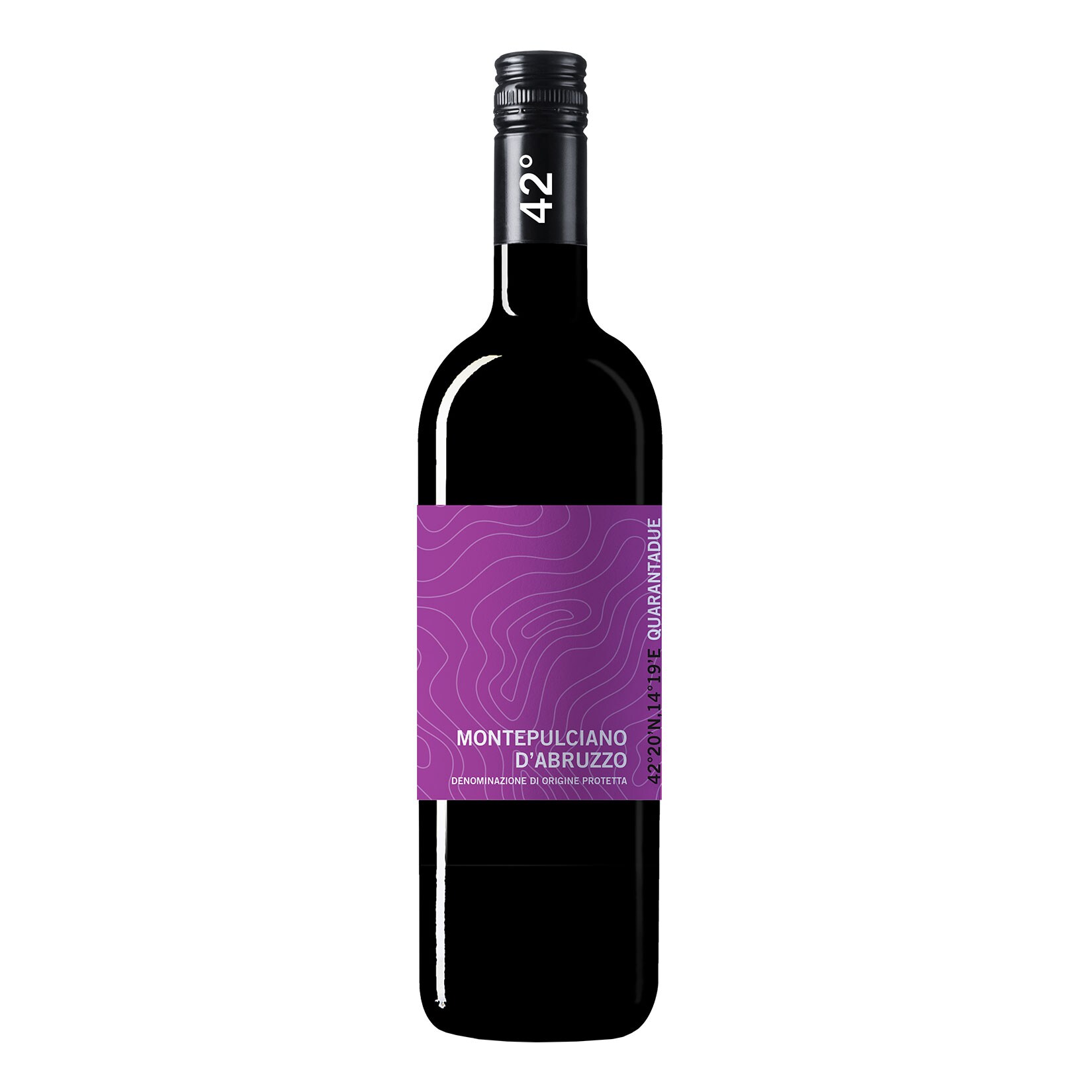 42&deg; Montepulciano d'Abruzzo DOP 13,0 % vol 0,75 Liter - Bild 1