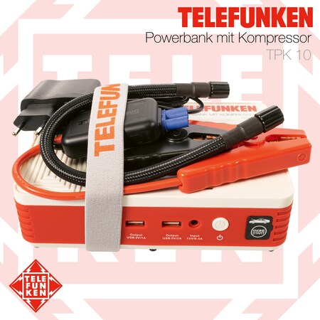 Telefunken Powerbank mit Kompressor TPK 10 online kaufen bei Netto