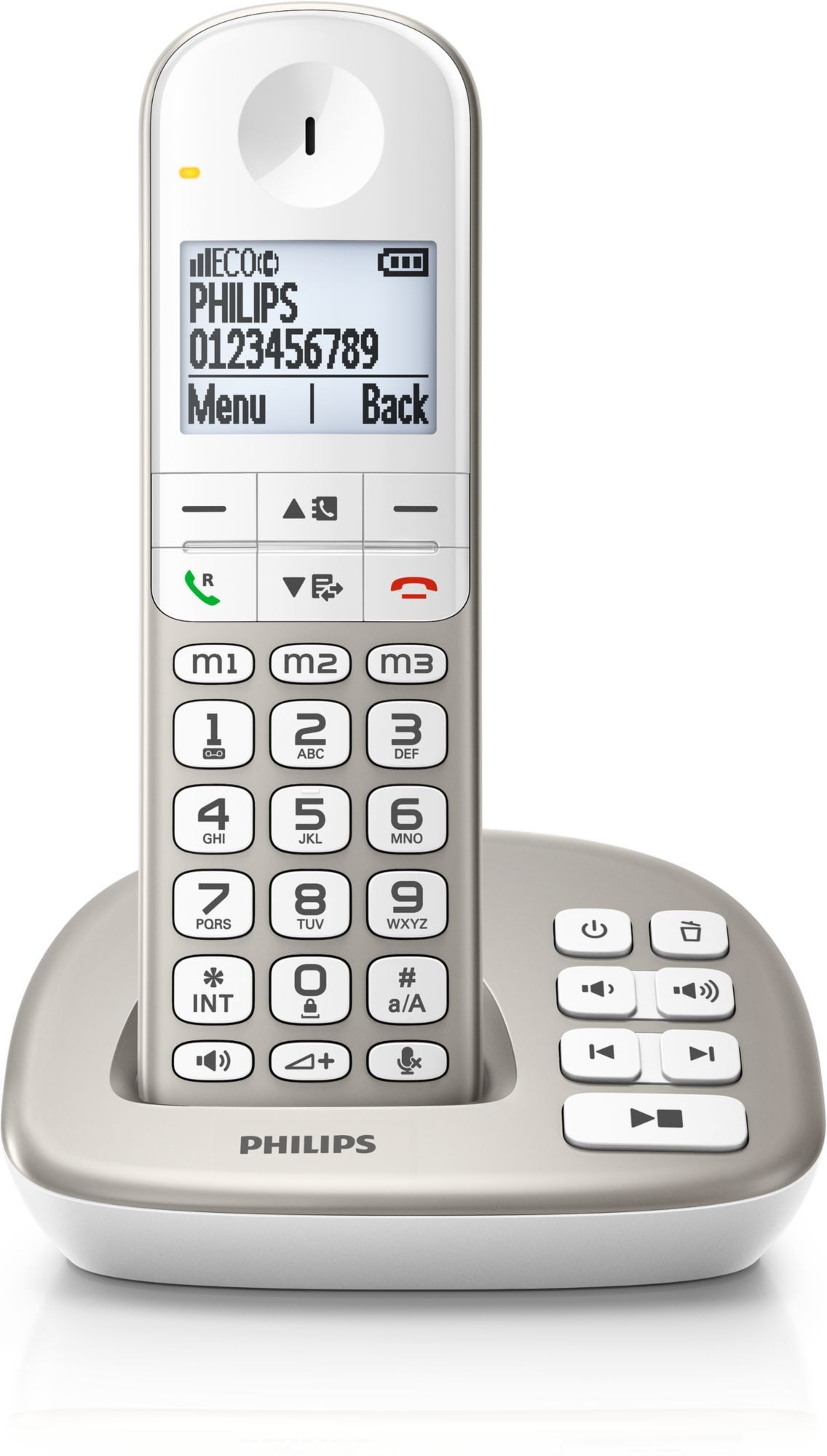 Philips XL4951S/38 DECT Telefon schnurlos wei&szlig; - Bild 1