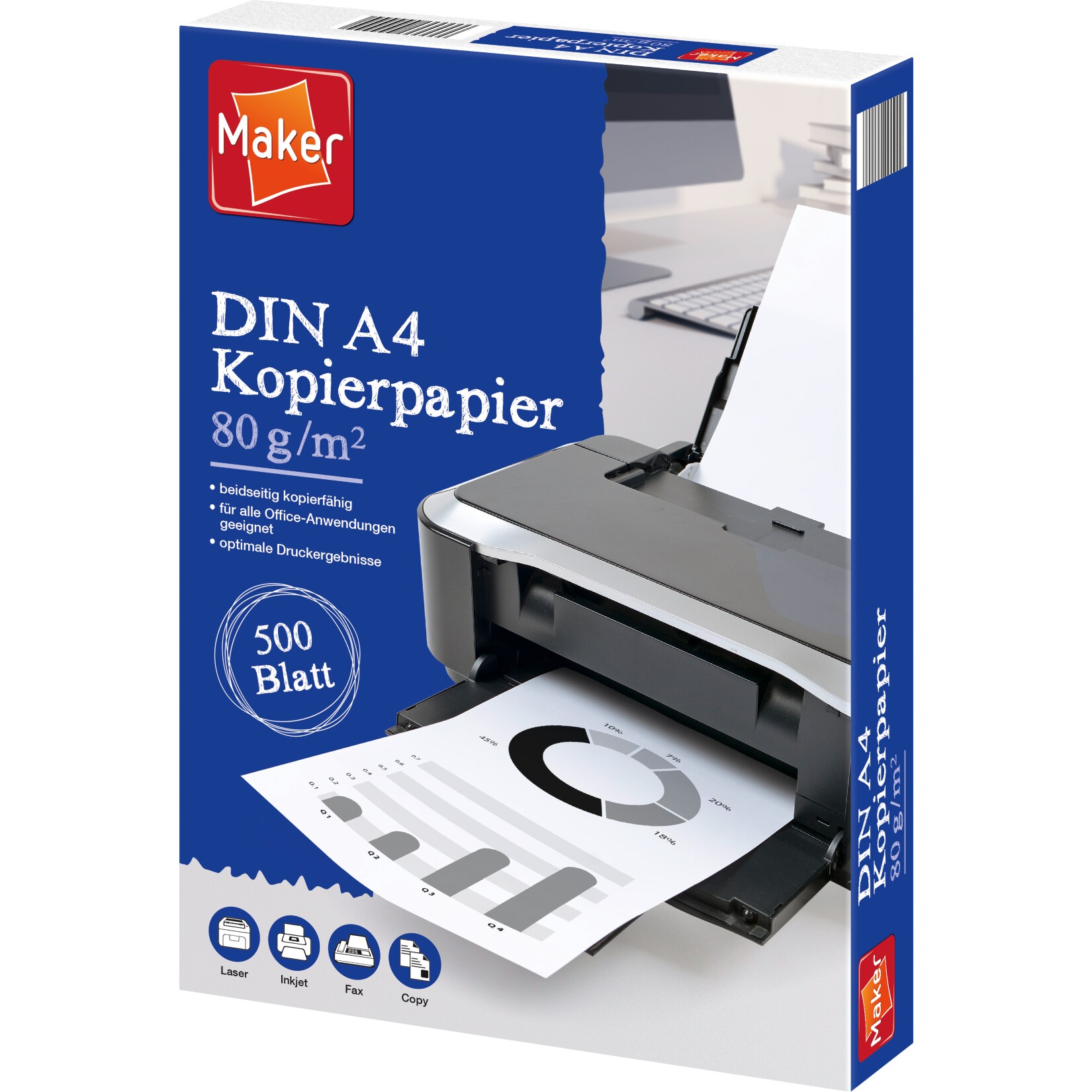 Maker Kopierpapier 500 Blatt - Bild 1