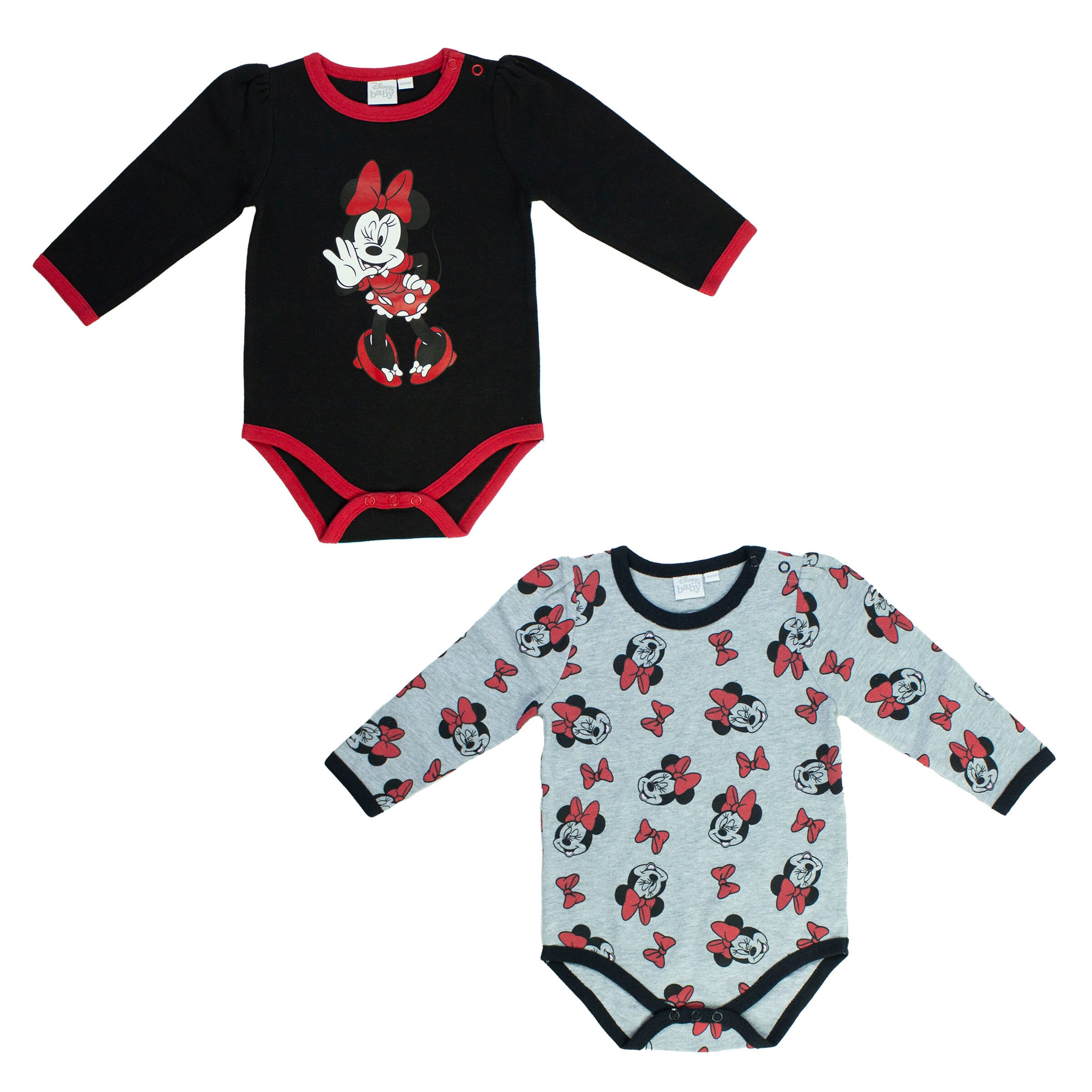 Baby Body Langarm -Minnie Maus 62/68 - Bild 1