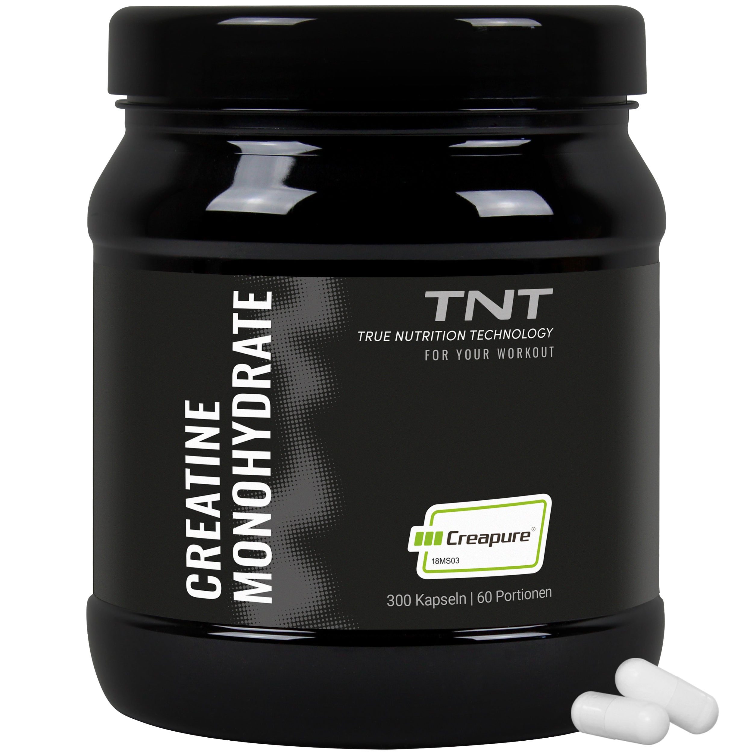 TNT Creatine Creapure&reg; (300 Kapseln) - Bild 1