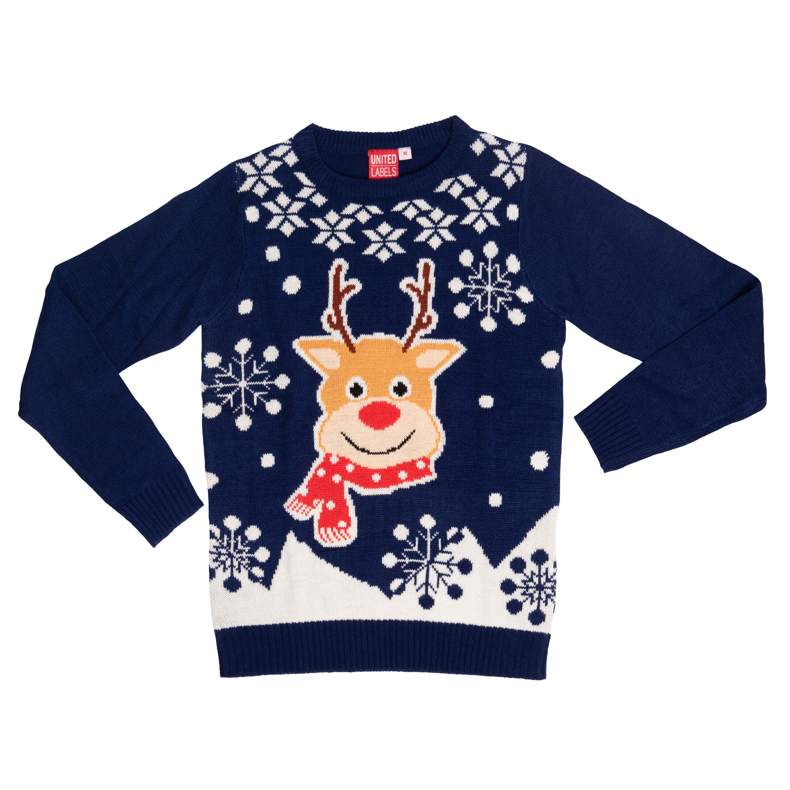 Weihnachts-Sweater - Damen Gr. M in blau - Bild 1