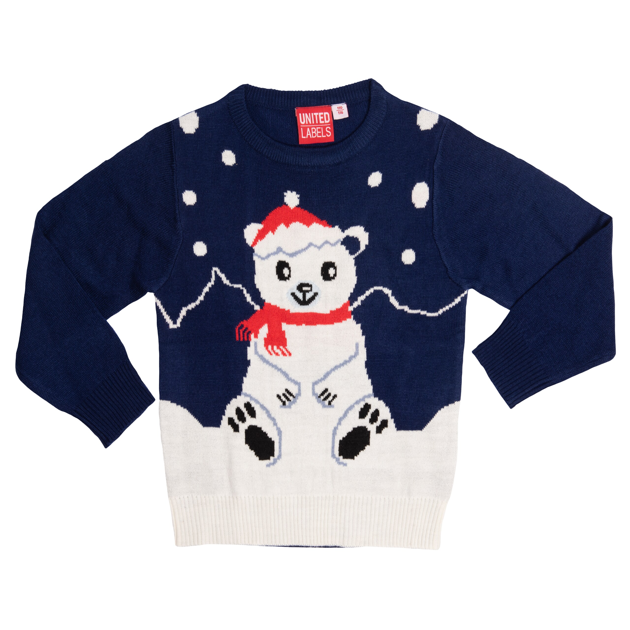Kinder Weihnachts Sweater - Jungen Gr. 110/116 - Bild 1