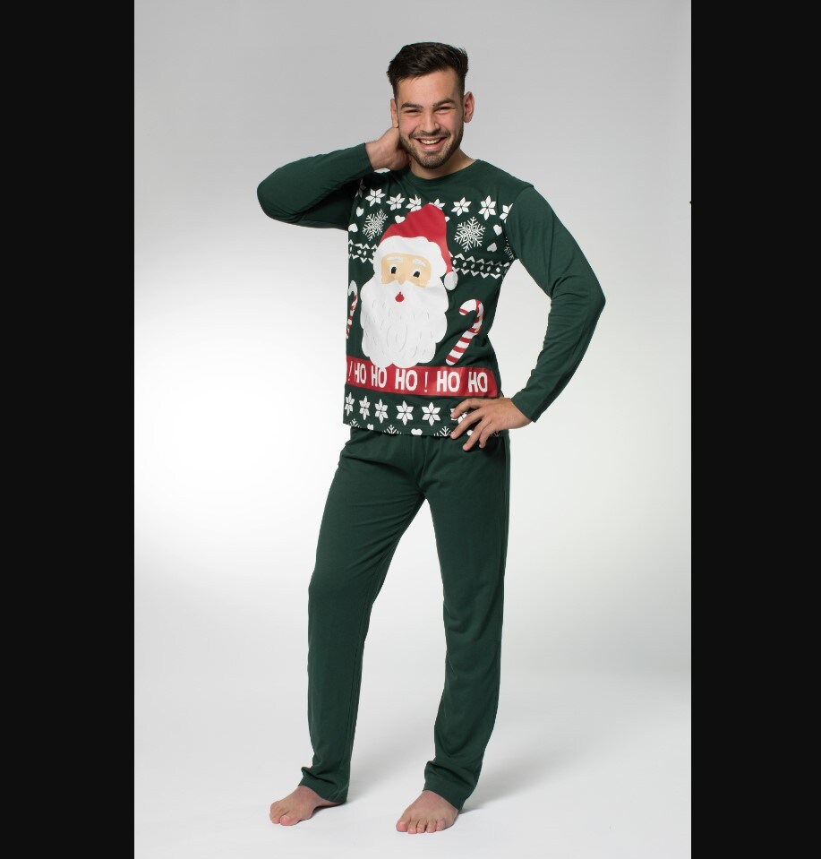 Weihnachts-Pyjama - Herren Gr. M - Bild 1