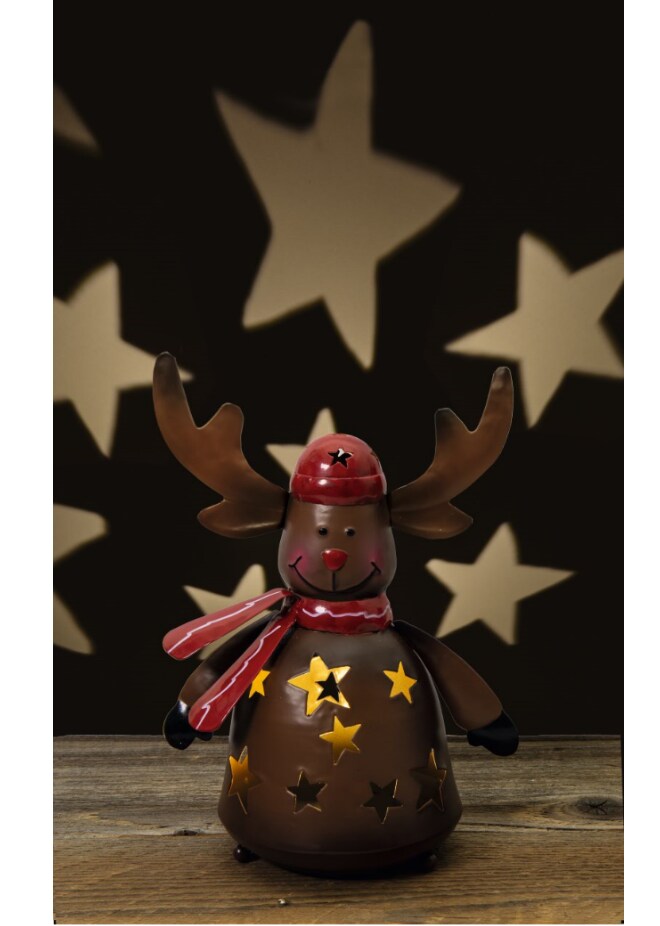 LED Figur Projektion sortiert - versch. Ausf&uuml;hrungen -Rentier - Bild 1