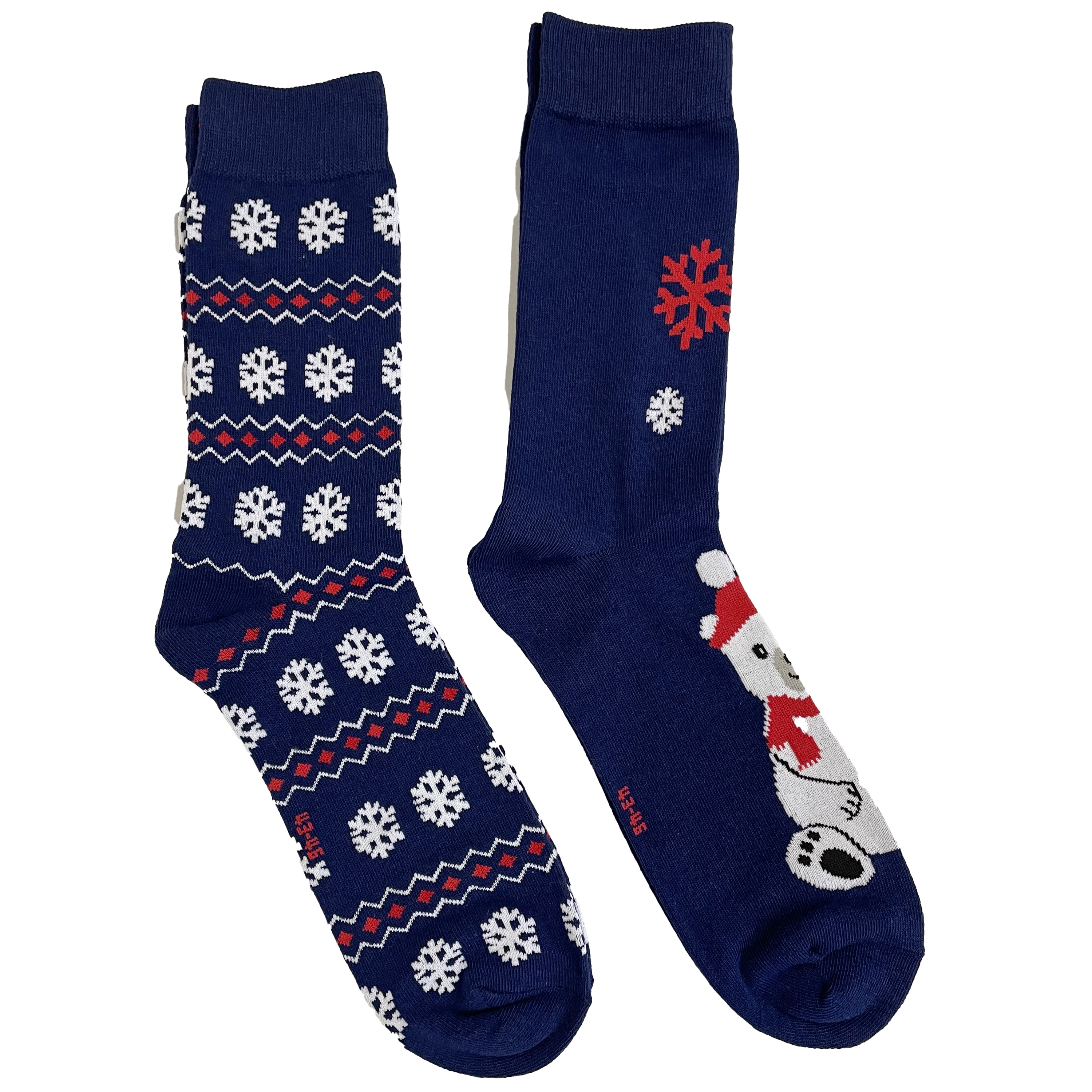 Herren Weihnachtssocken - Schneemann Gr. 39/42 - Bild 1